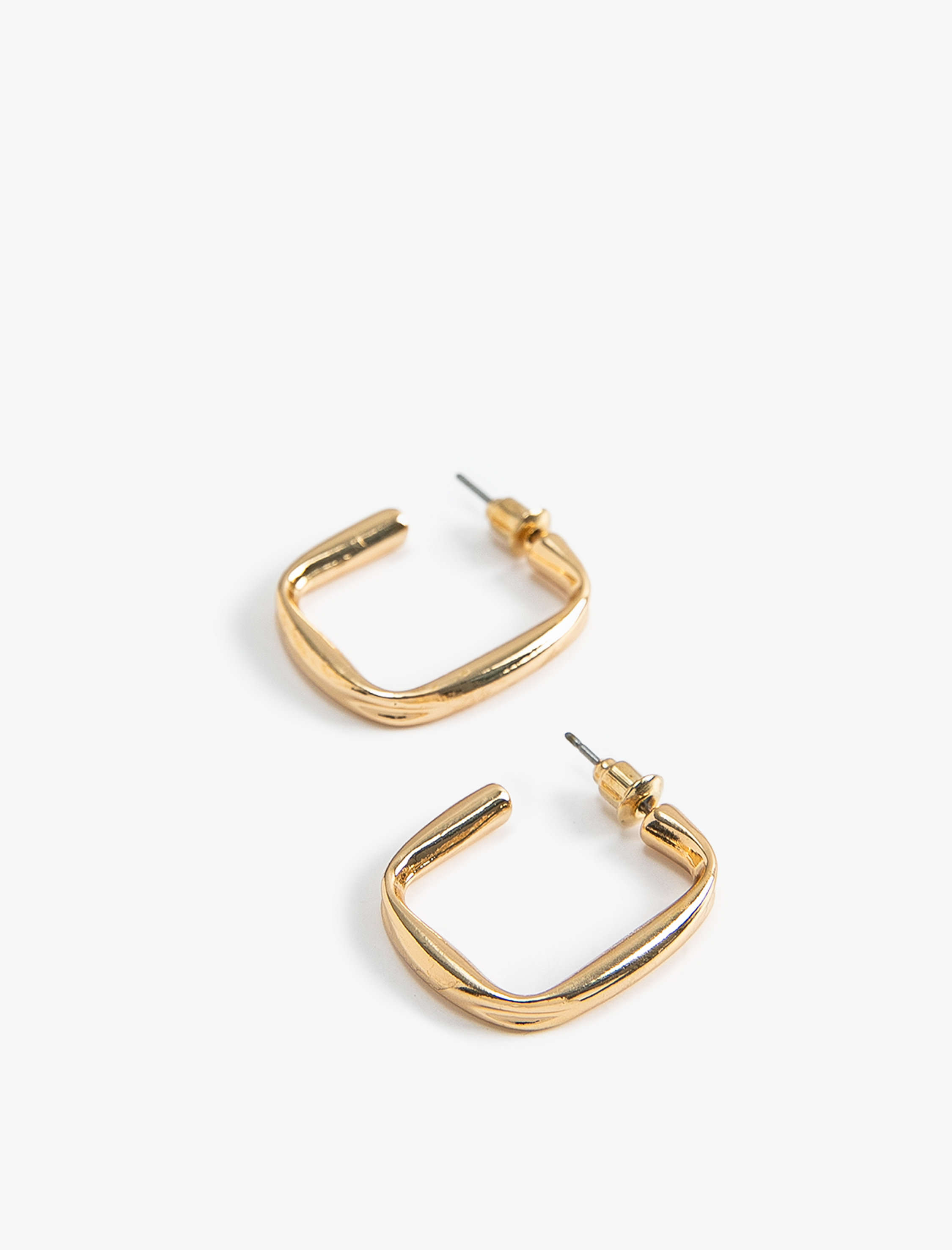  Kadın Kare Halka Küpe Çinko Alaşım