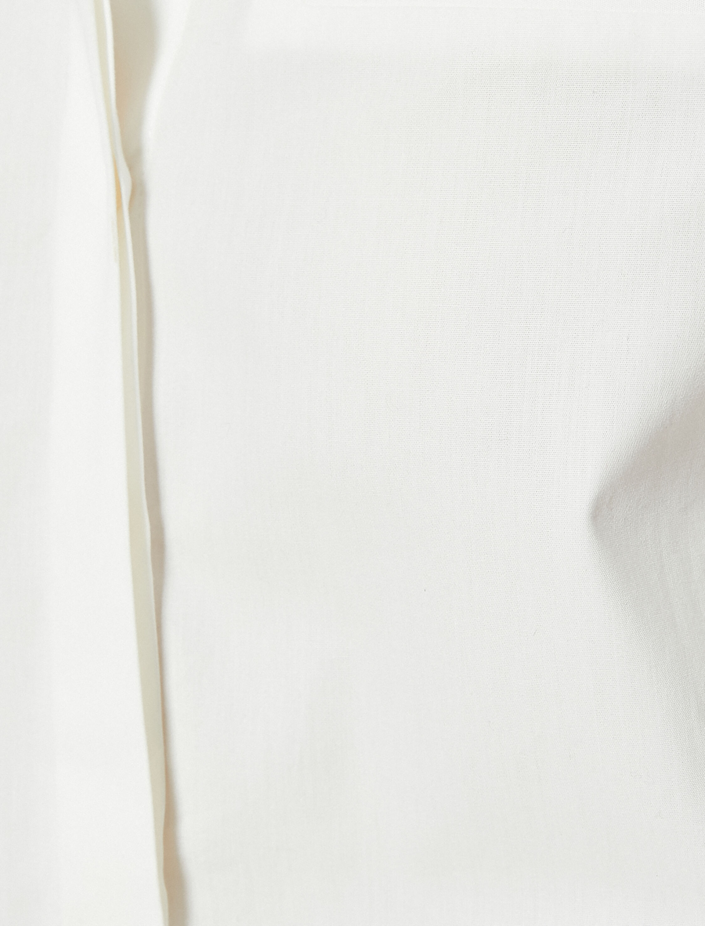   Crop Gömlek Cepli Düğmeli Uzun Kollu Pamuklu