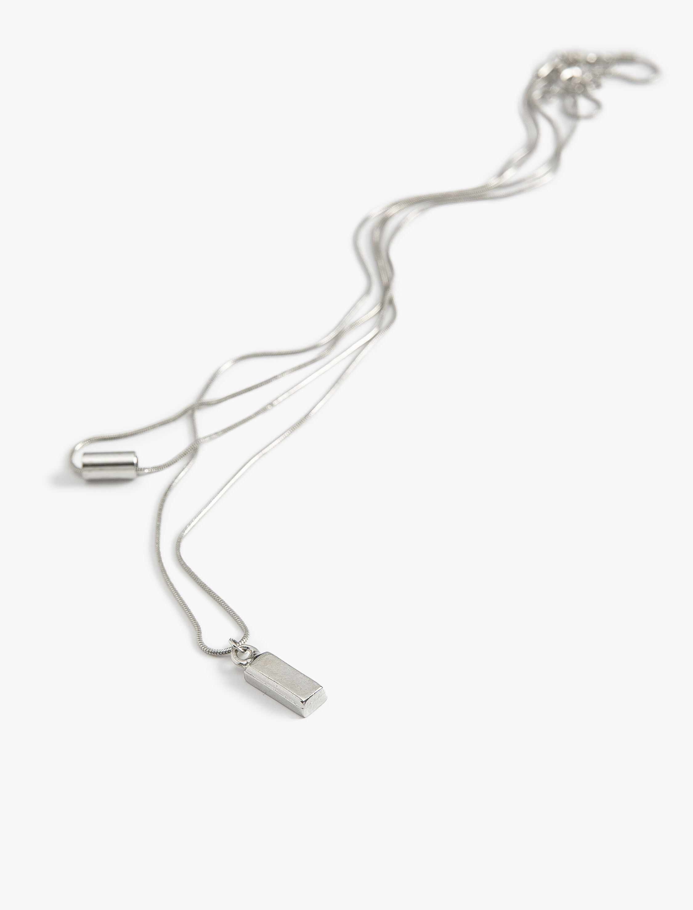  Erkek Kolye Zincir Katlı Geometrik Şekilli