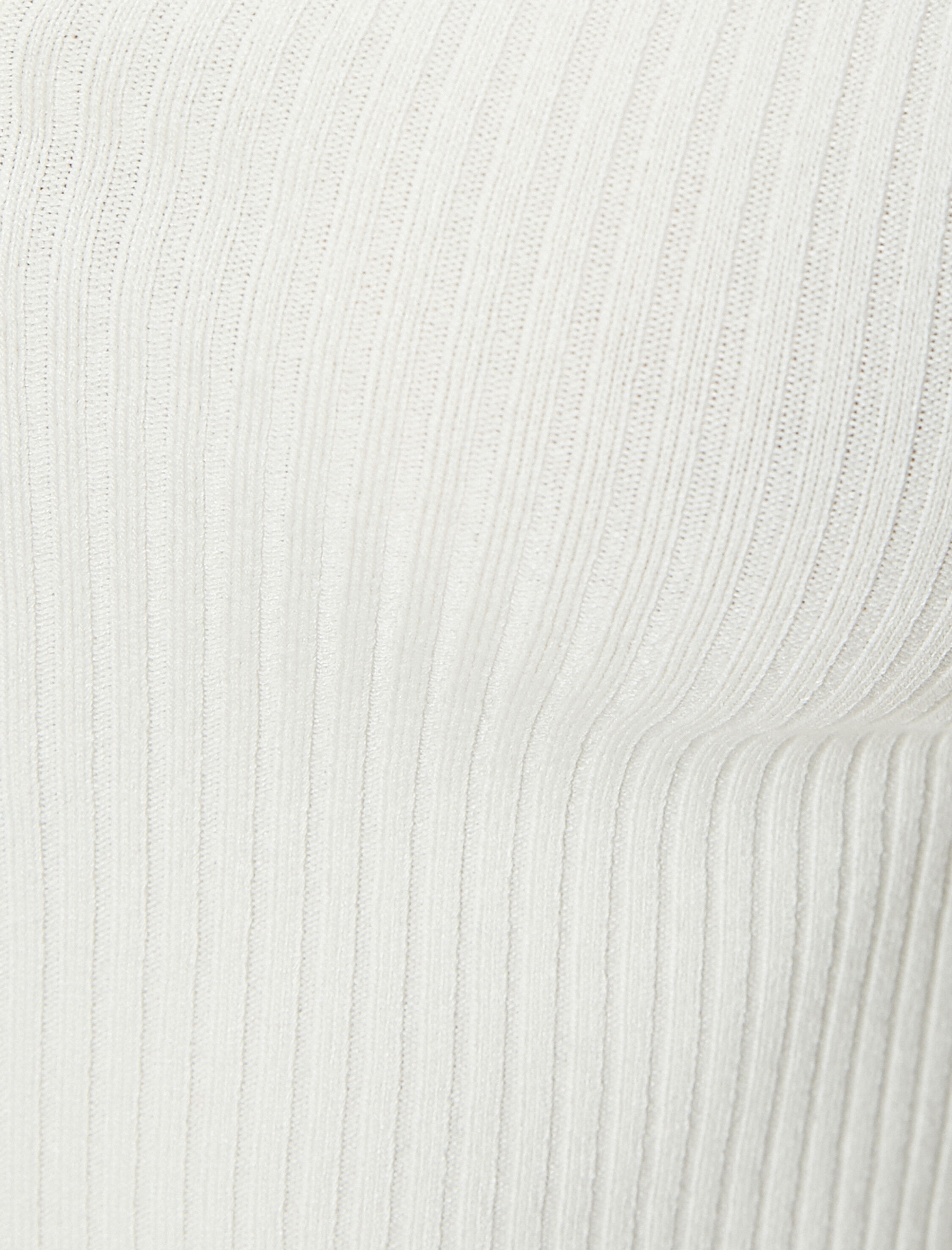   Crop Hırka Fermuarlı Dik Yaka Fitilli Viskon Karışımlı