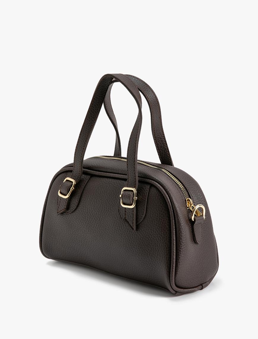 Kahve Kadın El Çantası Saplı Askılı Suni Deri 4WAK30113AA | Koton