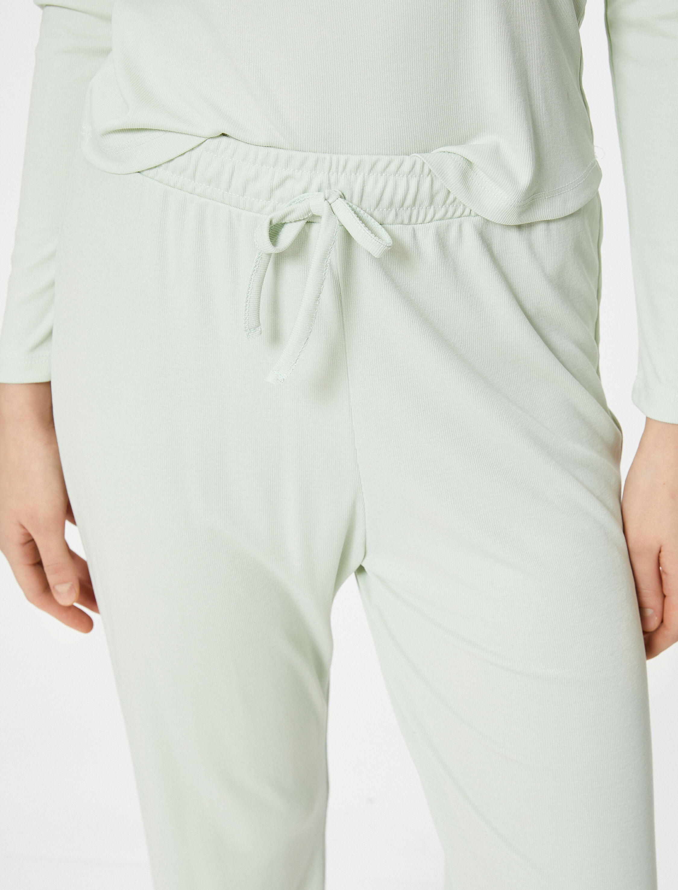   Modal Pijama Altı Beli Bağcıklı