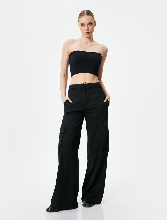  Straplez Sütyen Crop