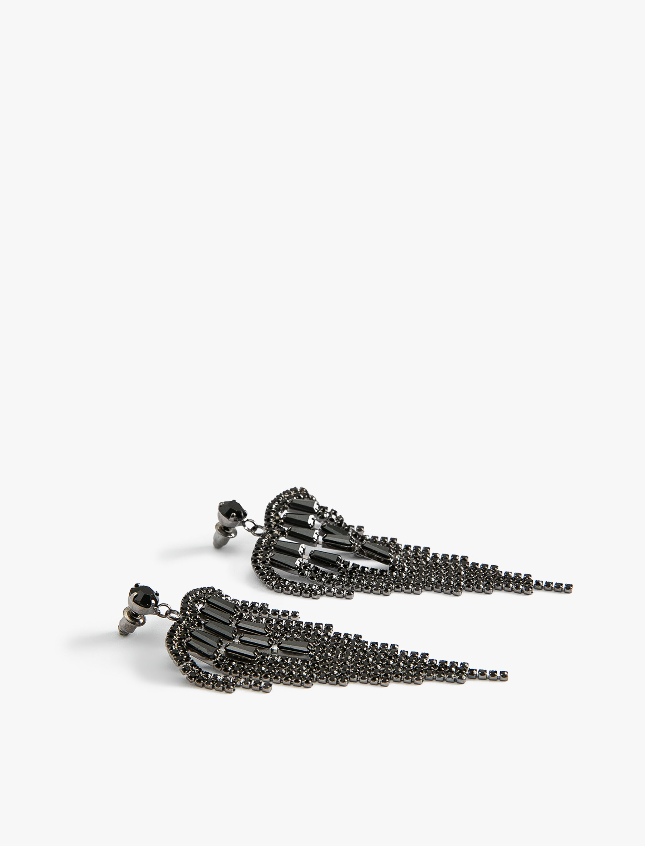  Kadın Kristal Taşlı Küpe Sallantılı