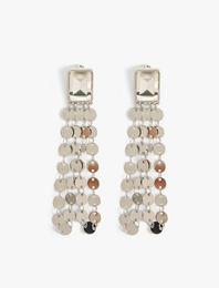 Kristal Taşlı Küpe Sallantılı