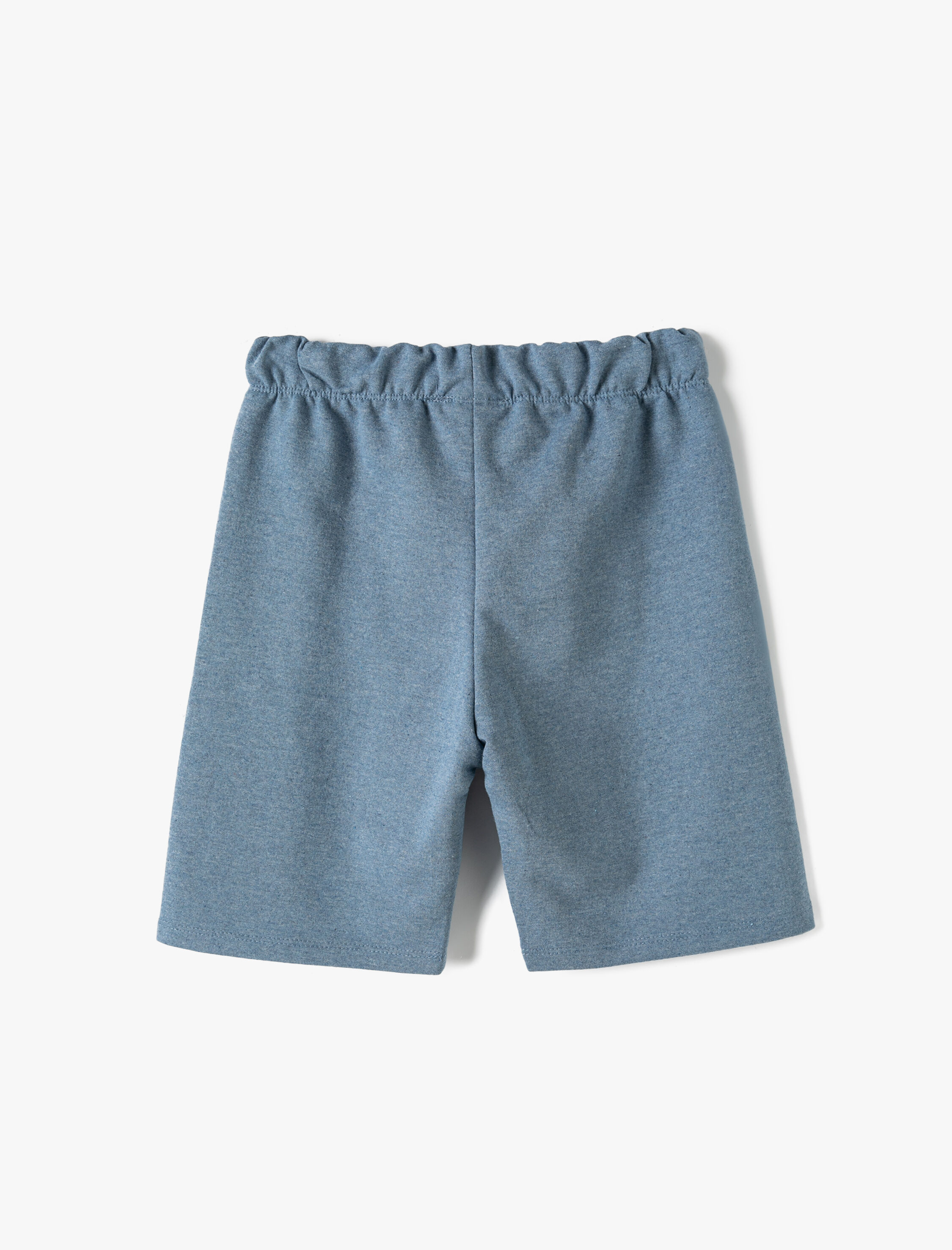  Erkek Çocuk Basic Şort Baskı Detaylı Beli Bağlamalı