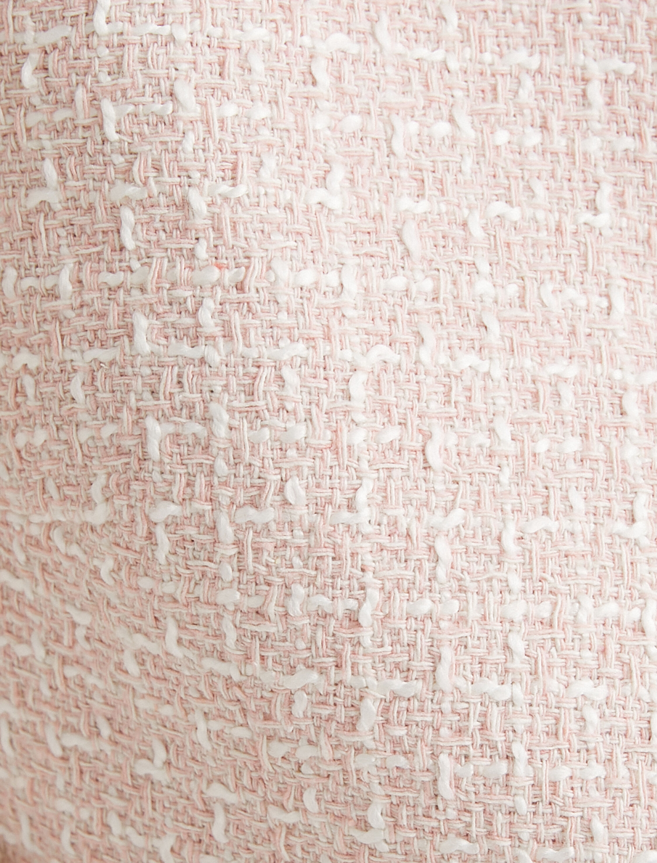   Tüvit Ceket İnci Düğme Detaylı Bebe Yaka Uzun Kollu Cepli