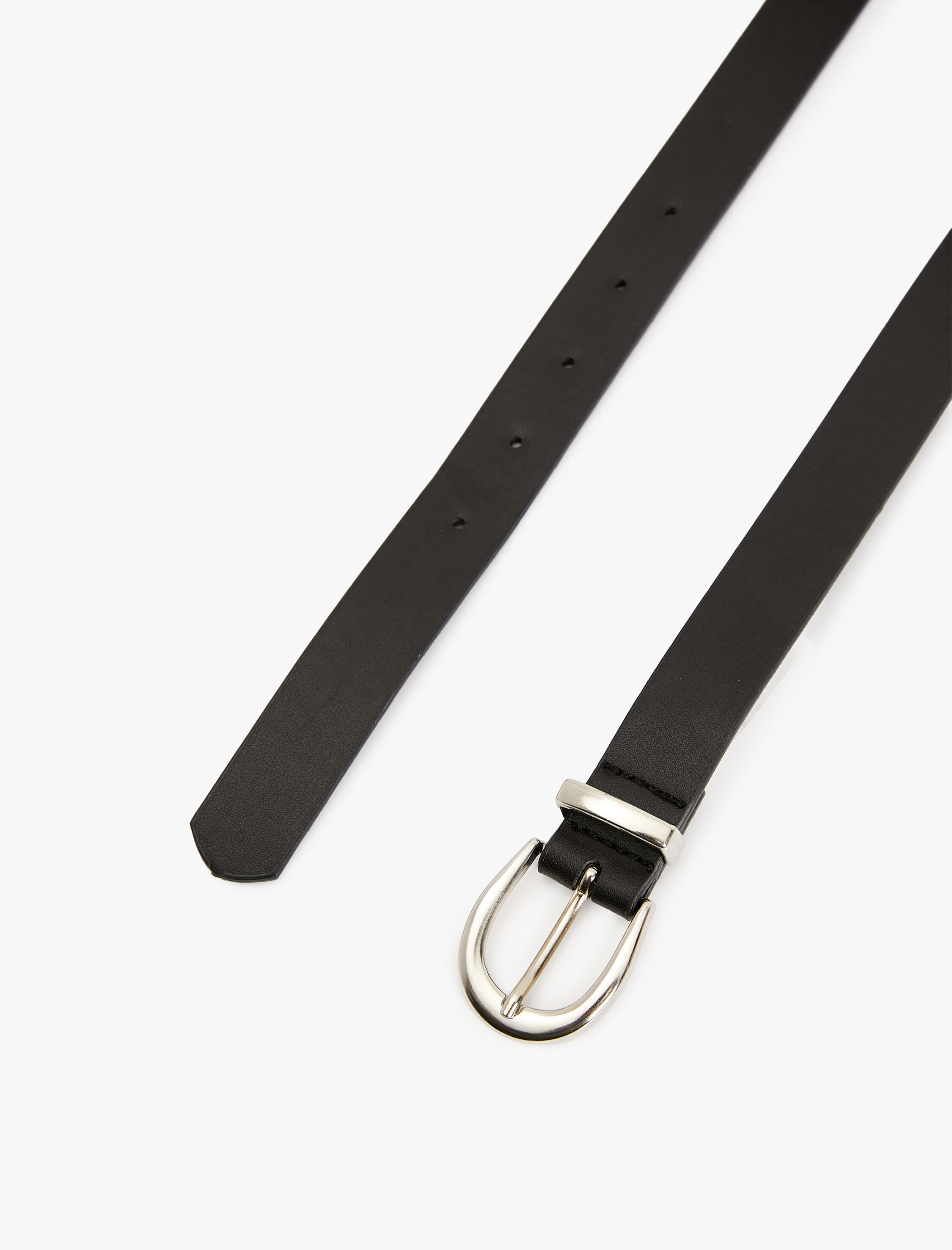  Kadın Kemer Deri Görünümlü Metal Toka Detaylı