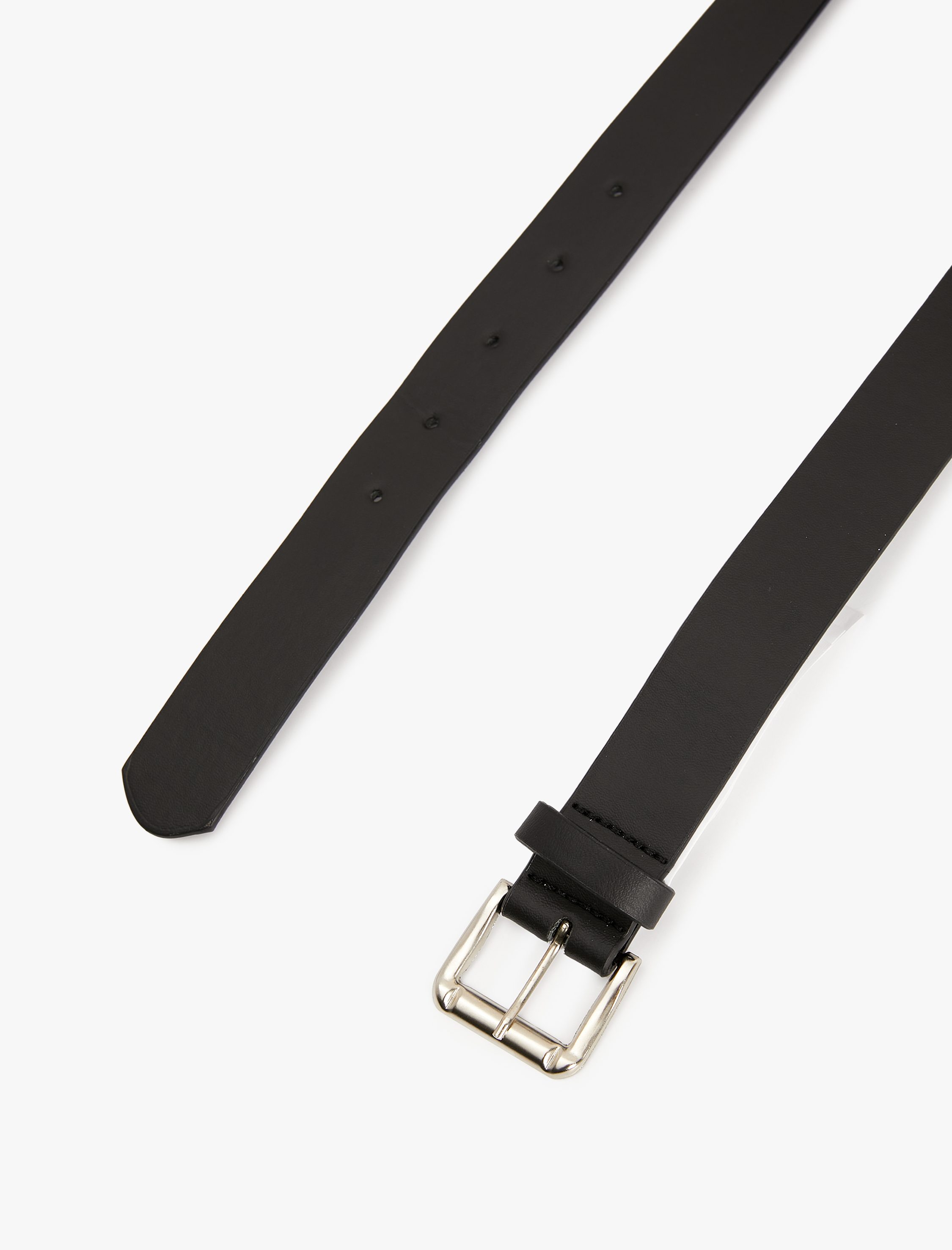  Kadın Kemer Deri Görünümlü Metal Toka Detaylı