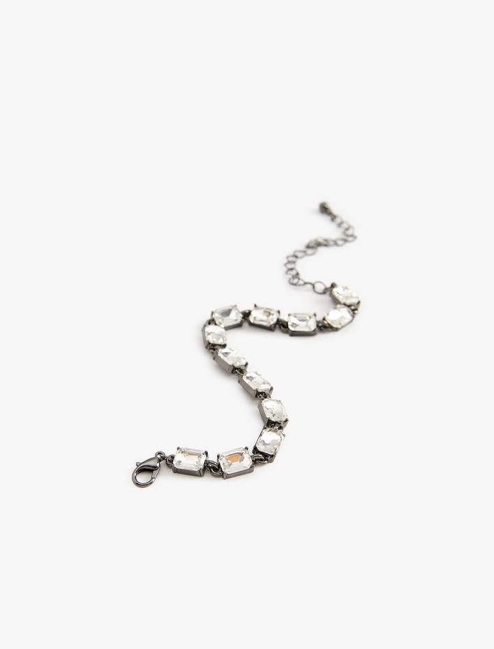 Kadın Zincir Bileklik Taş Detaylı