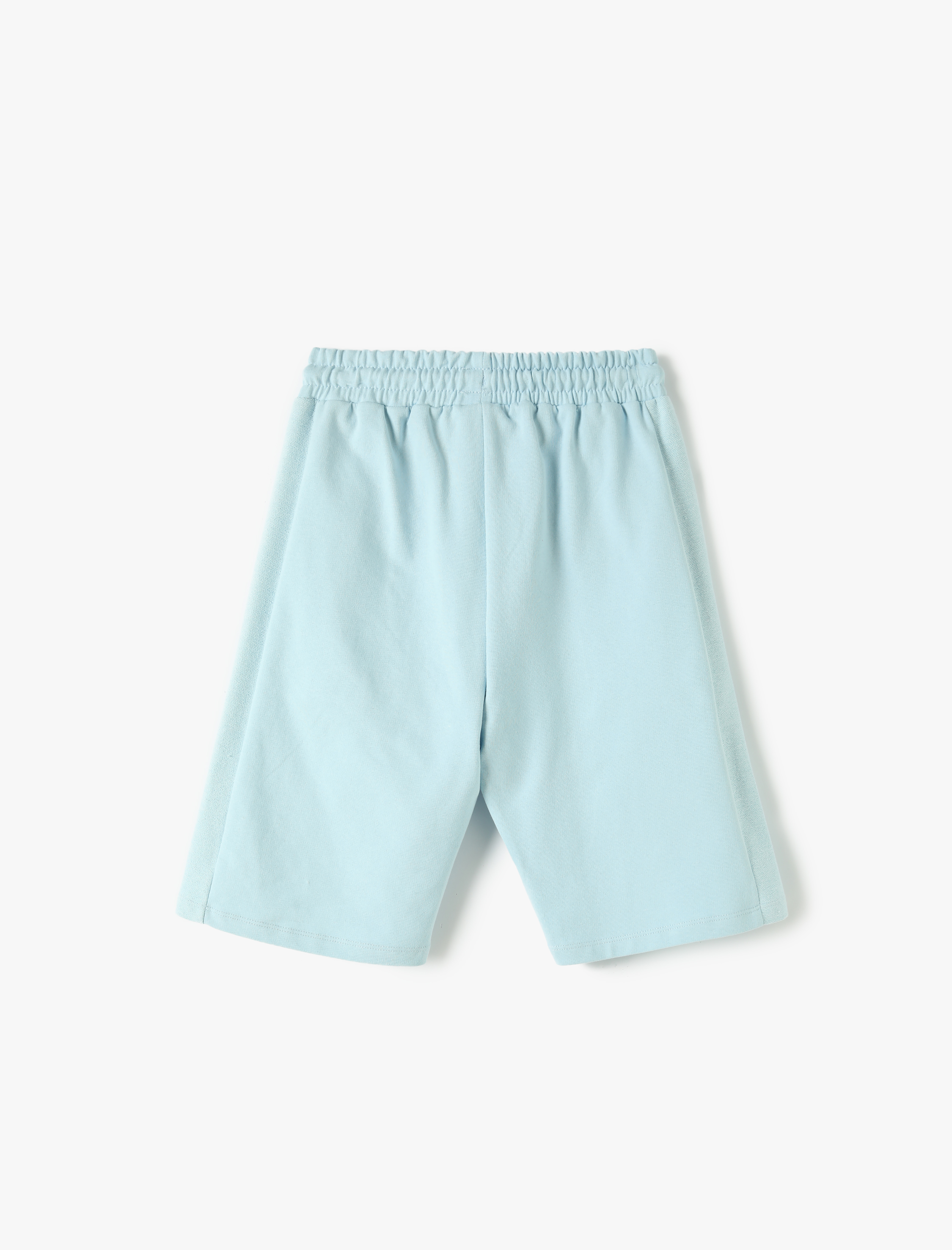  Erkek Çocuk Basic Şort Beli Bağlamalı Cepli