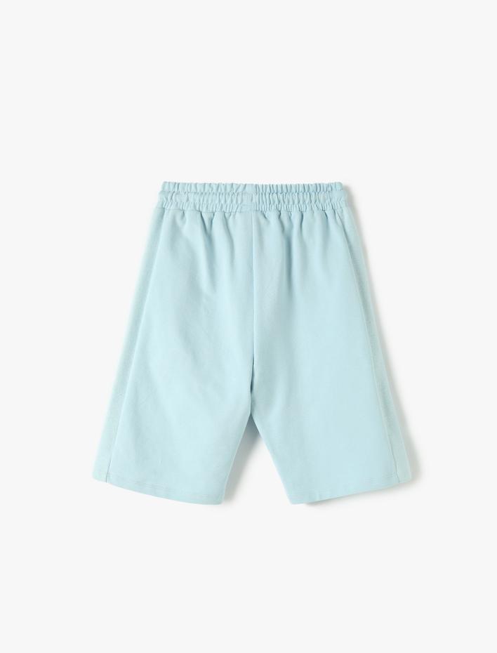Erkek Çocuk Basic Şort Beli Bağlamalı Cepli