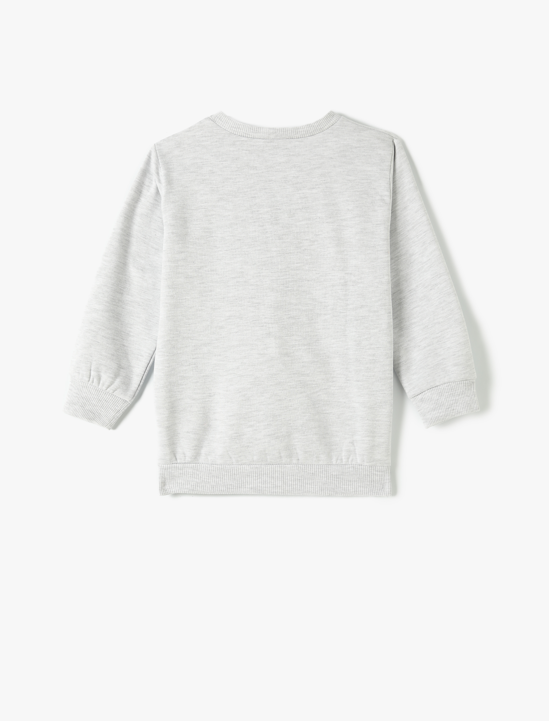  Erkek Çocuk Sweatshirt Futbol Baskılı Uzun Kollu Bisiklet Yaka