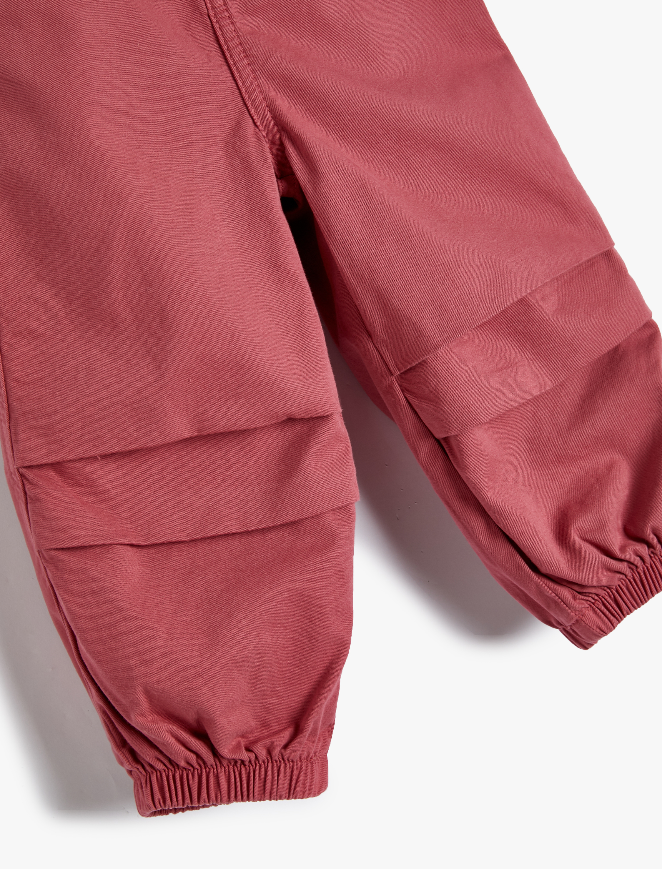  Kız Bebek Paraşüt Pantolon Pamuklu Rahat Kalıp Standart Bel Lastikli Paça Cepli