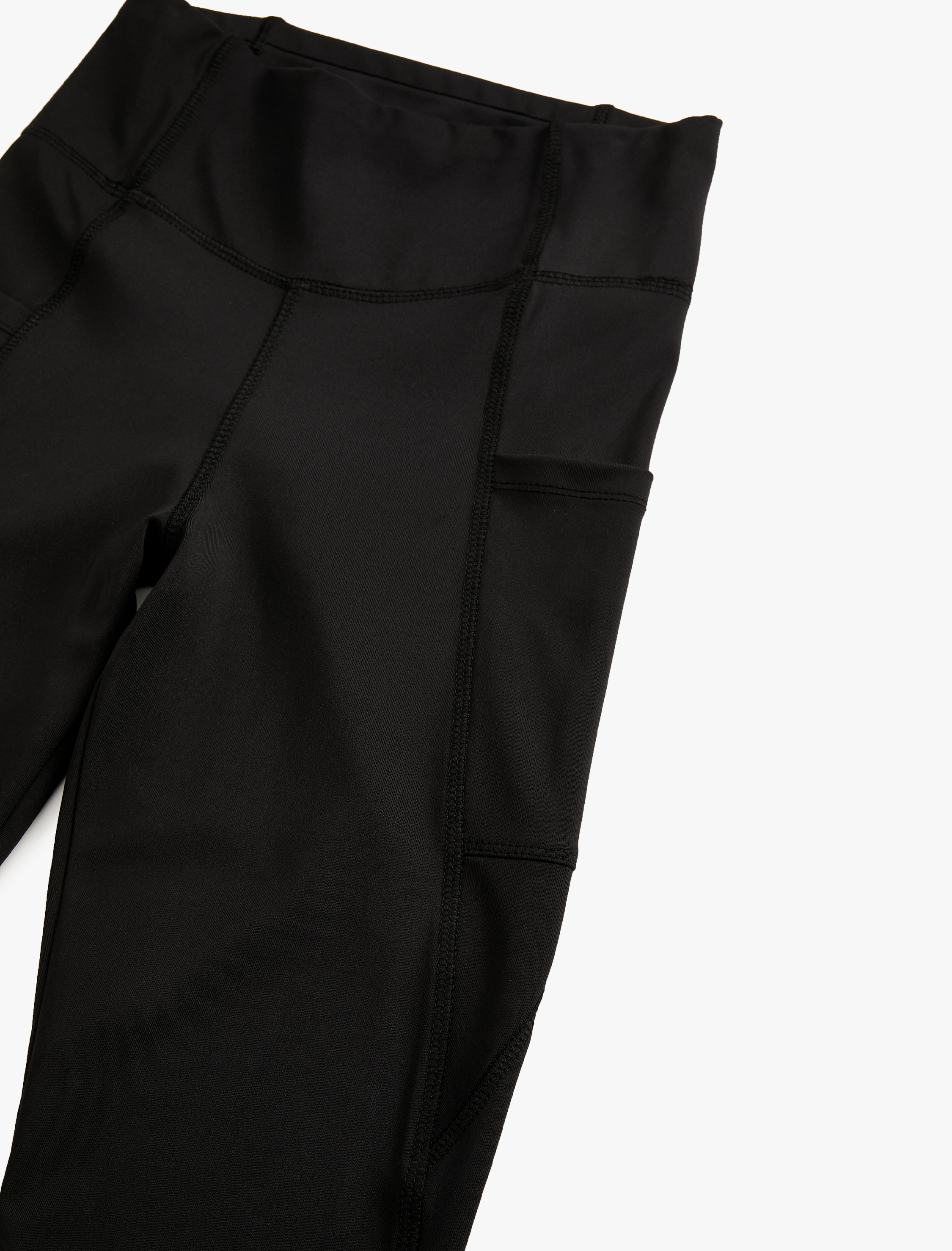   Cepli Spor Tayt Dikiş Detaylı Slim Fit