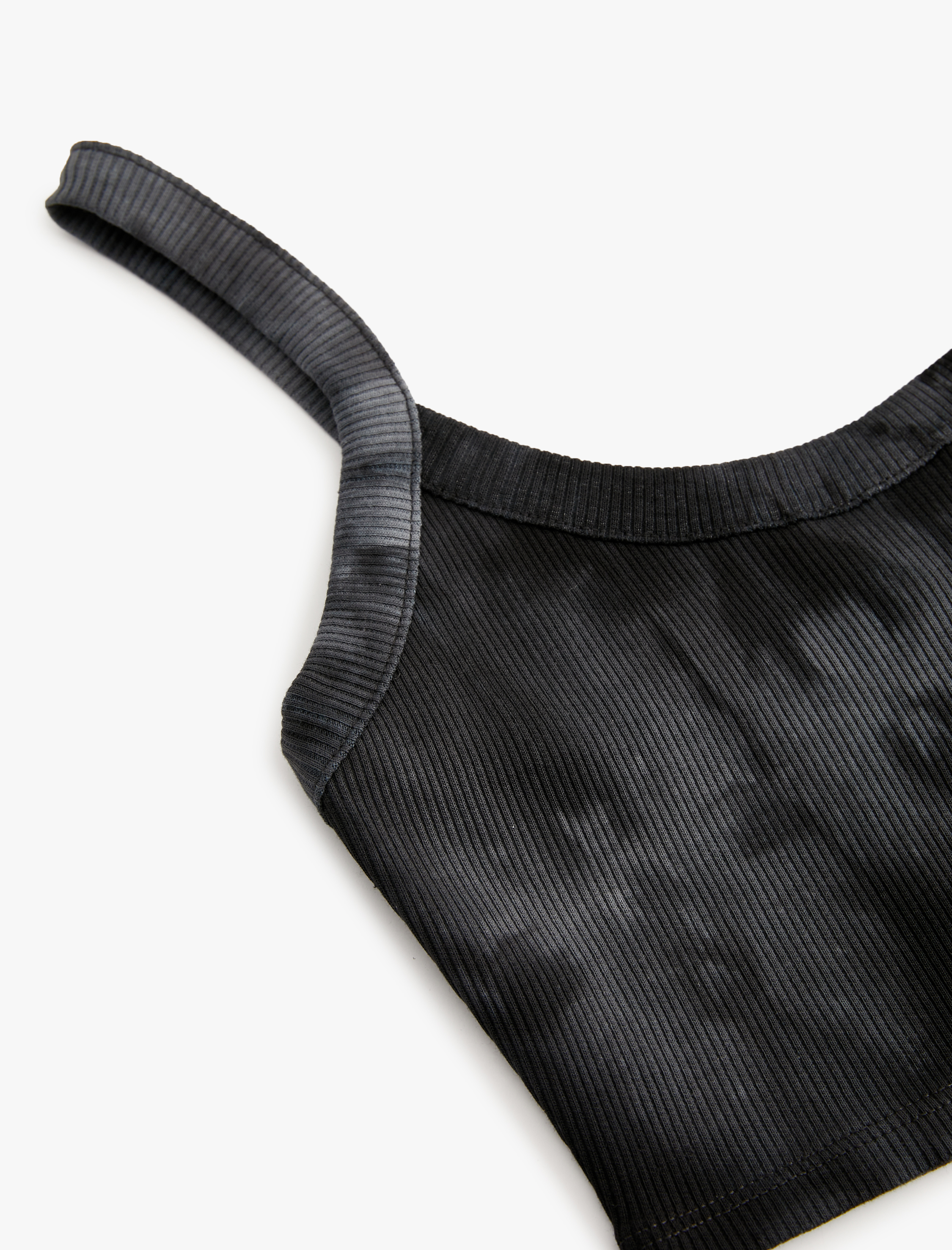   Sporcu Yarım Atlet Batik Desenli İnce Askılı Slim Fit