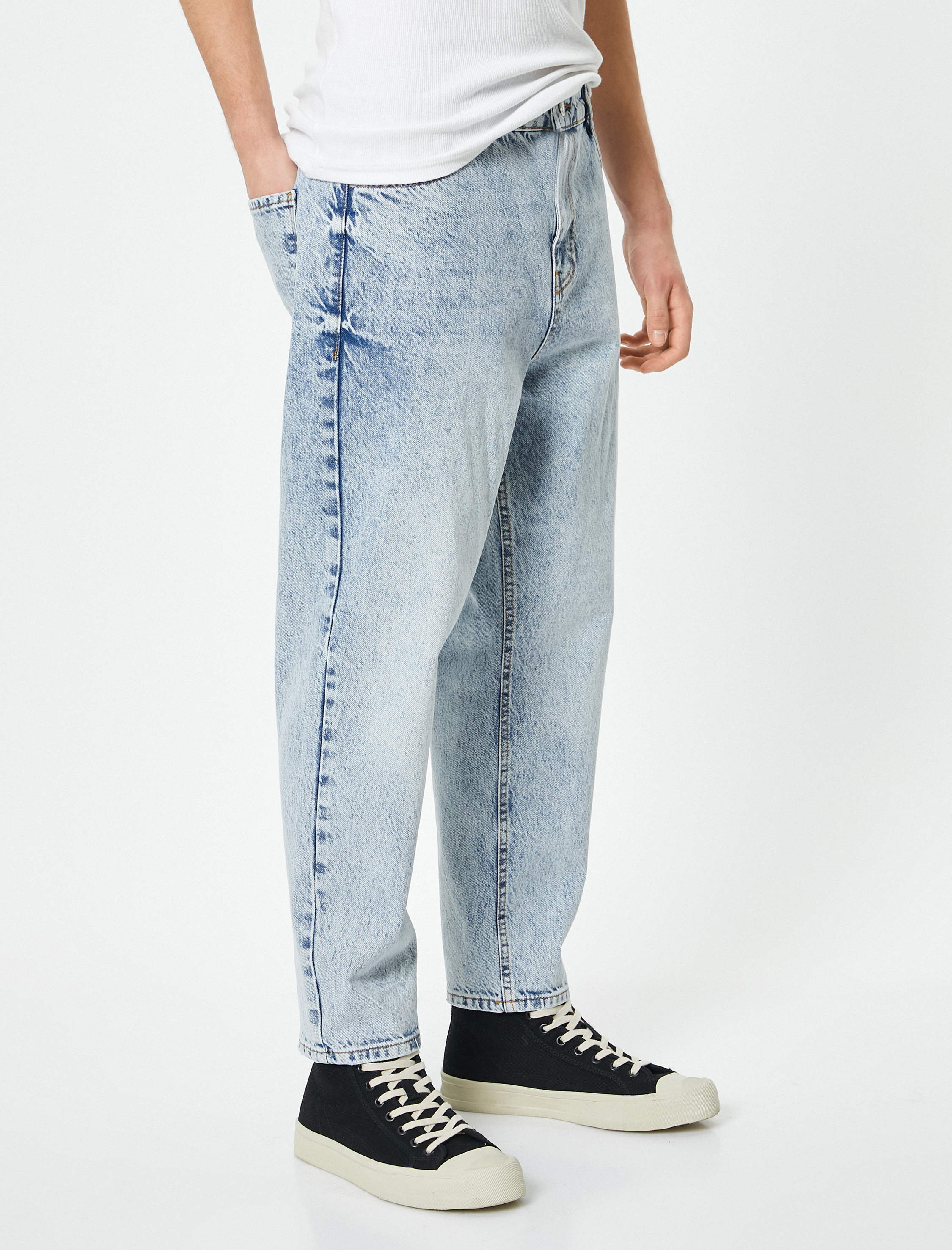   Loose Fit Bol Kot Pantolon - Steve Jean