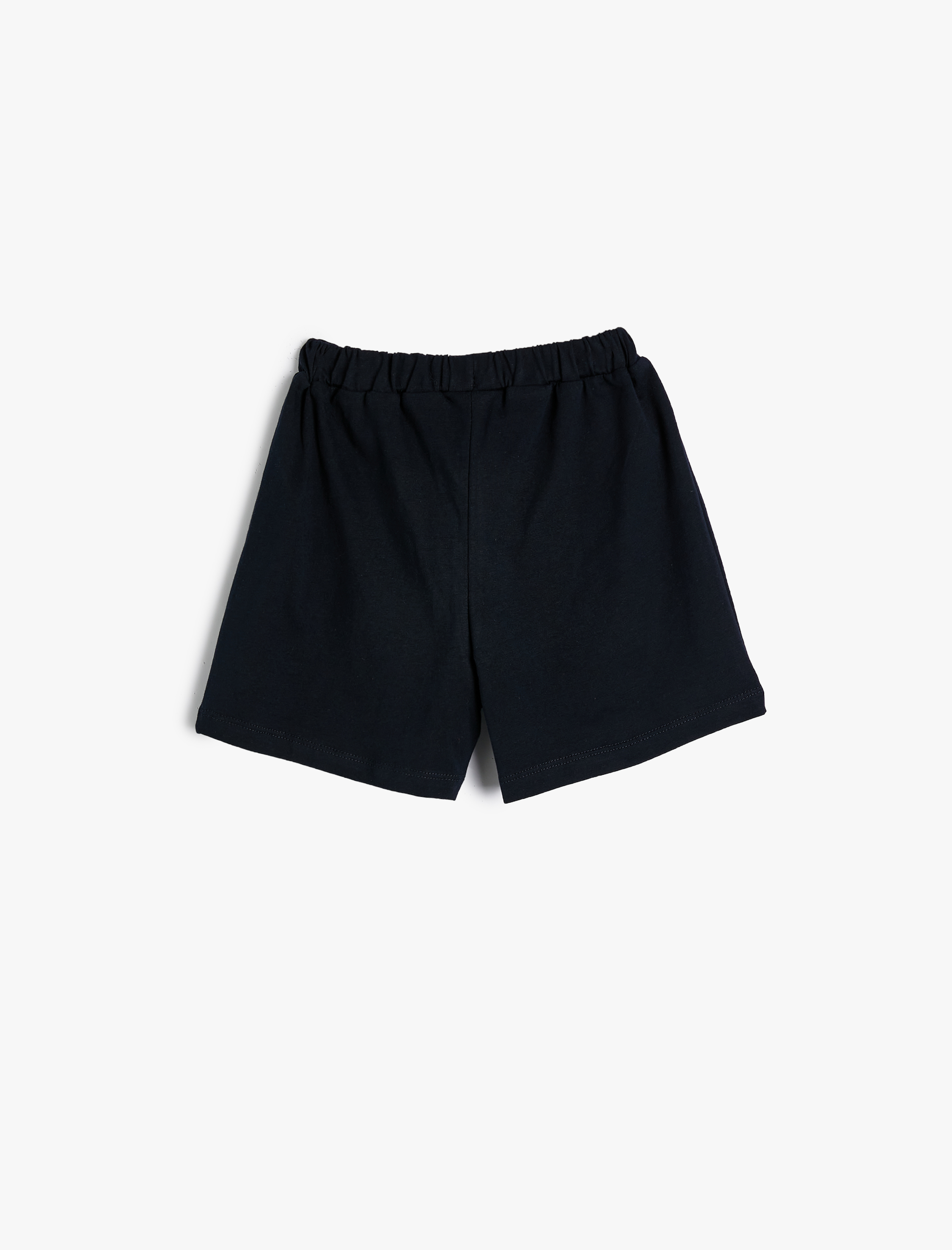  Erkek Bebek Şort Beli Bağlamalı Lastikli Cepli Baskı Detaylı Pamuklu