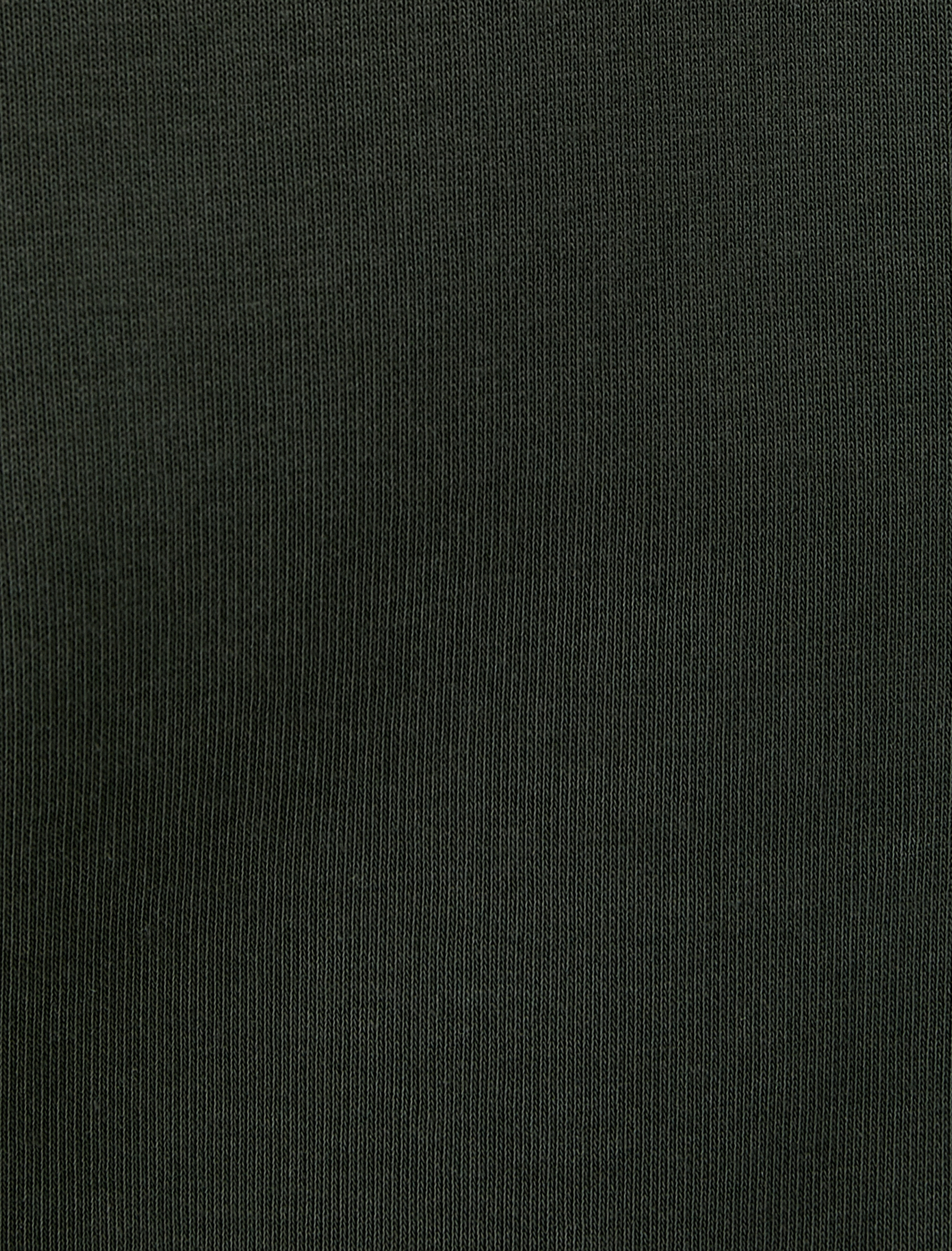   Yarım Fermuarlı Sweatshirt Basic Dik Yaka Ribanalı Uzun Kollu Şardonlu