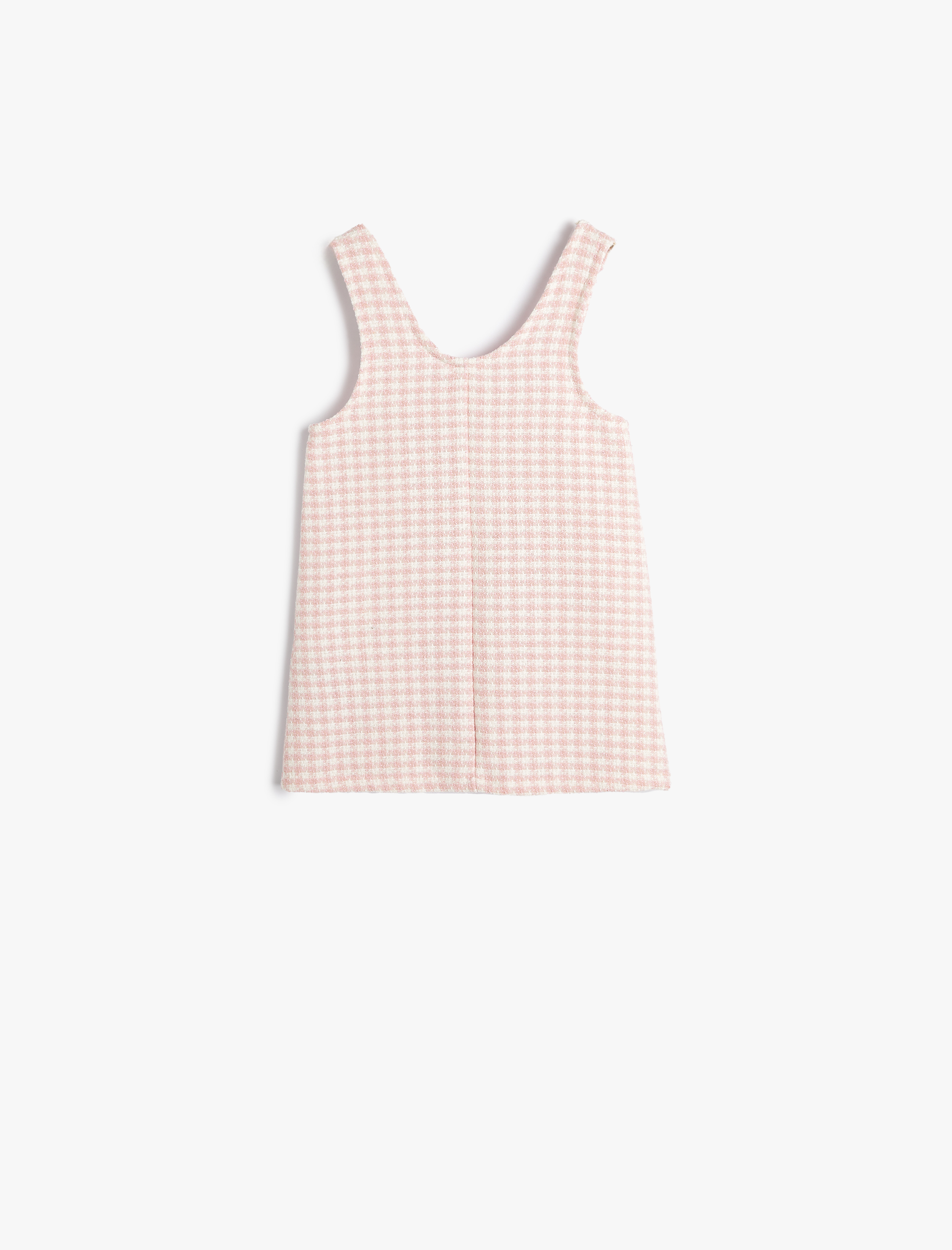  Kız Bebek Tüvit Salopet Elbise Cepli