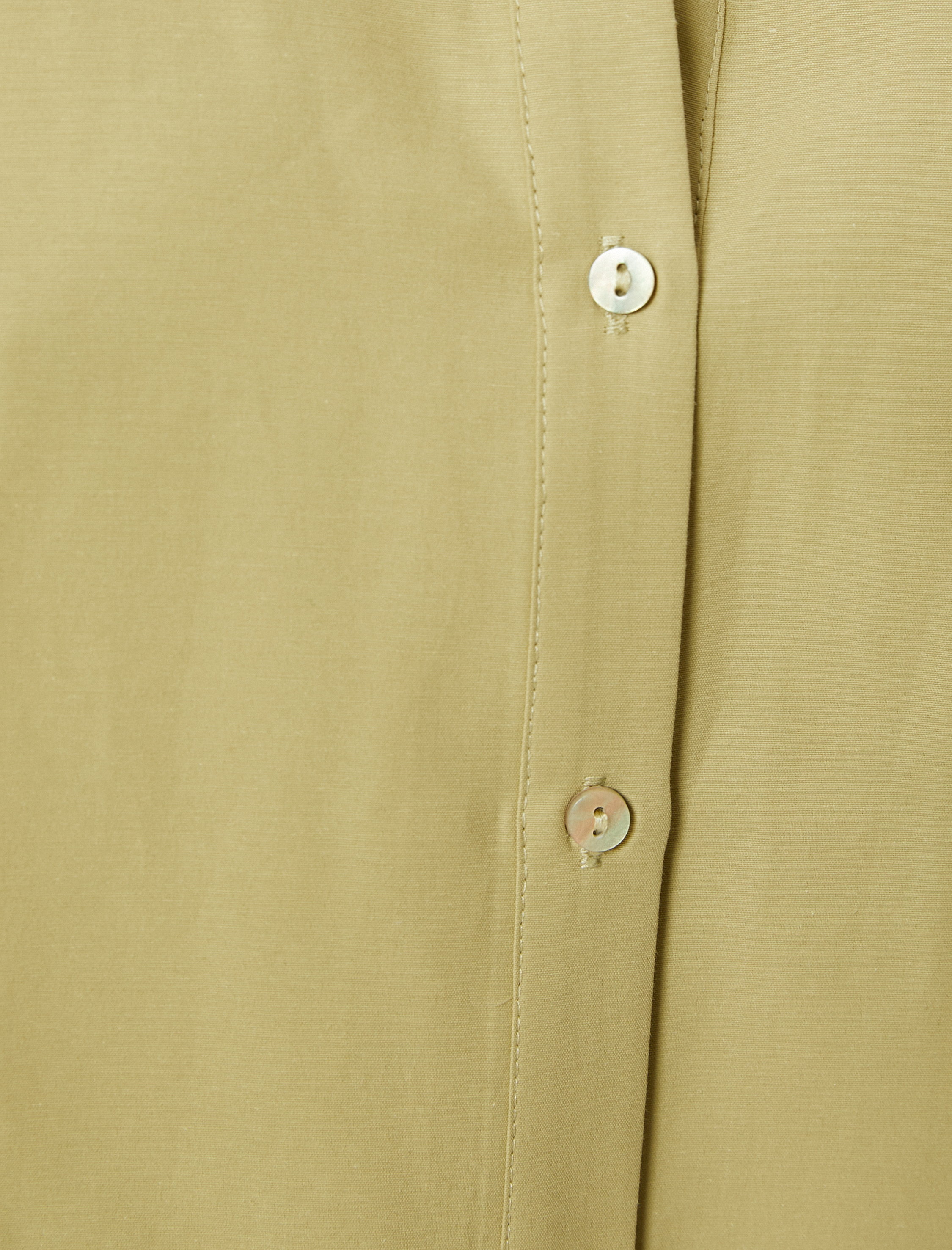 Oversize Poplin Gömlek Uzun Kollu Düğmeli Klasik Yaka