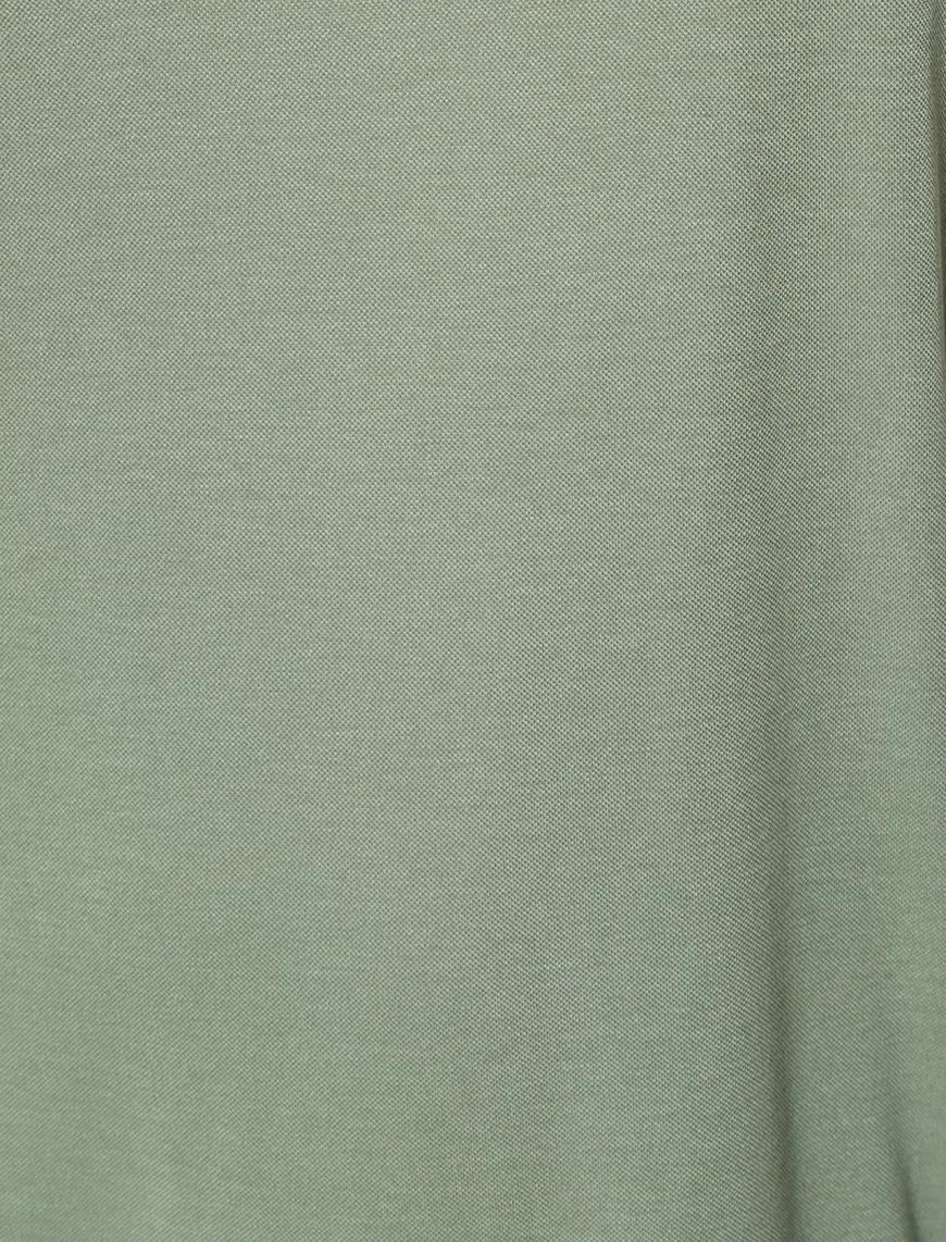   Midi Vatkalı Elbise Rahat Kesim Cep Detaylı Vatkalı Modal Karışımlı