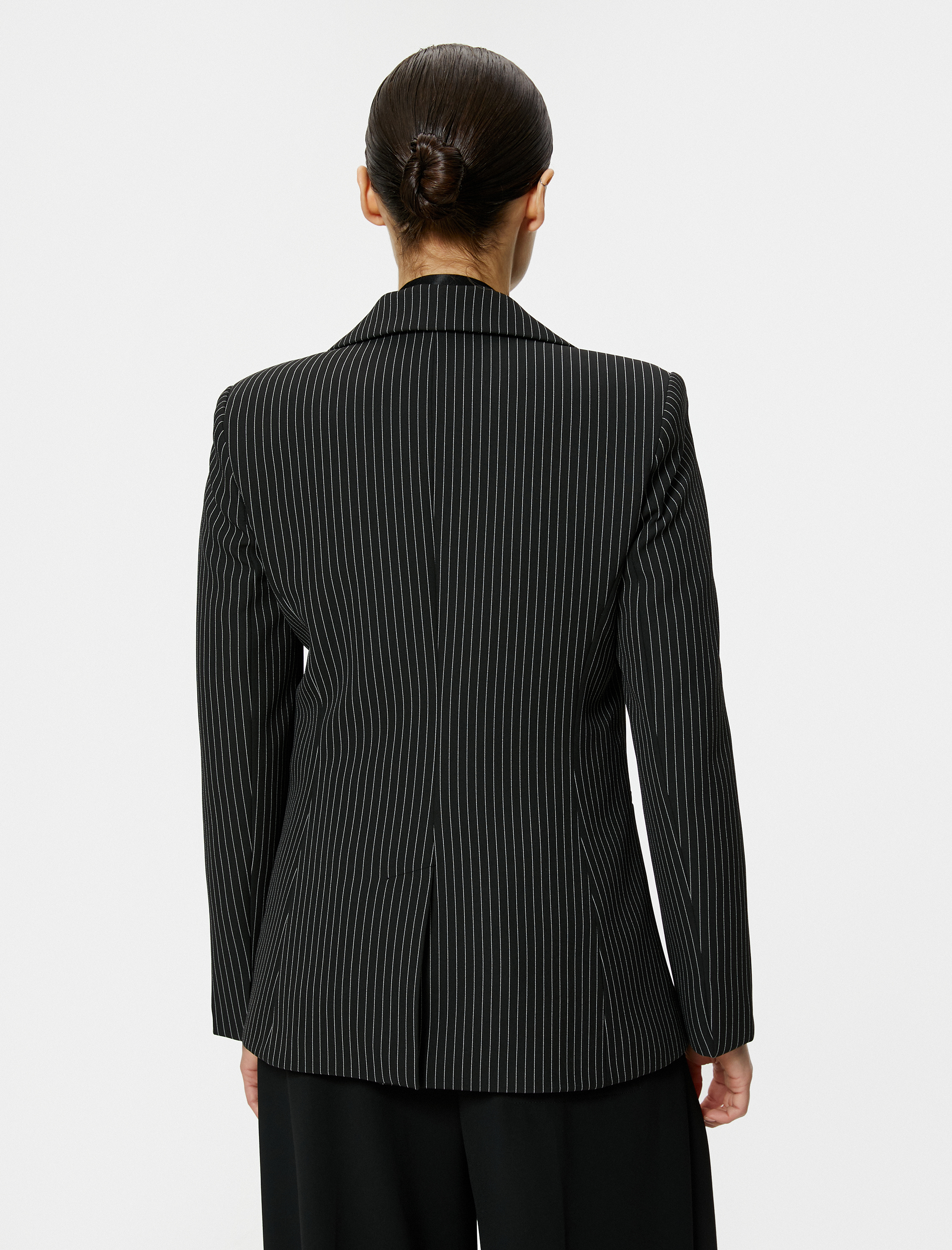   Slim Fit Blazer Ceket Tek Düğmeli Cep Detaylı