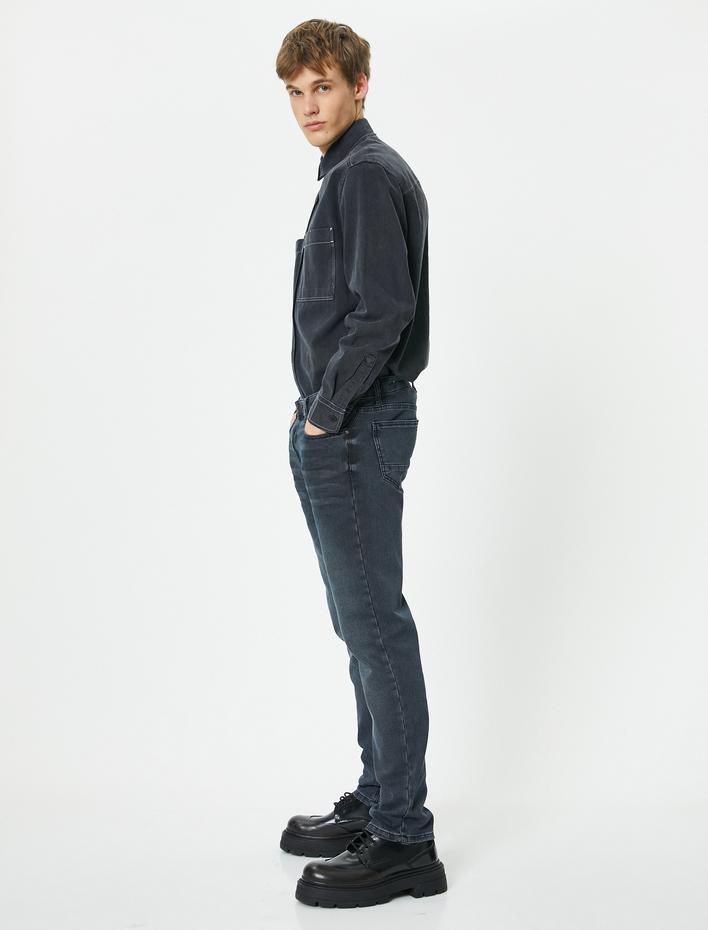  Slim Fit Kot Pantolon - Brad Jean