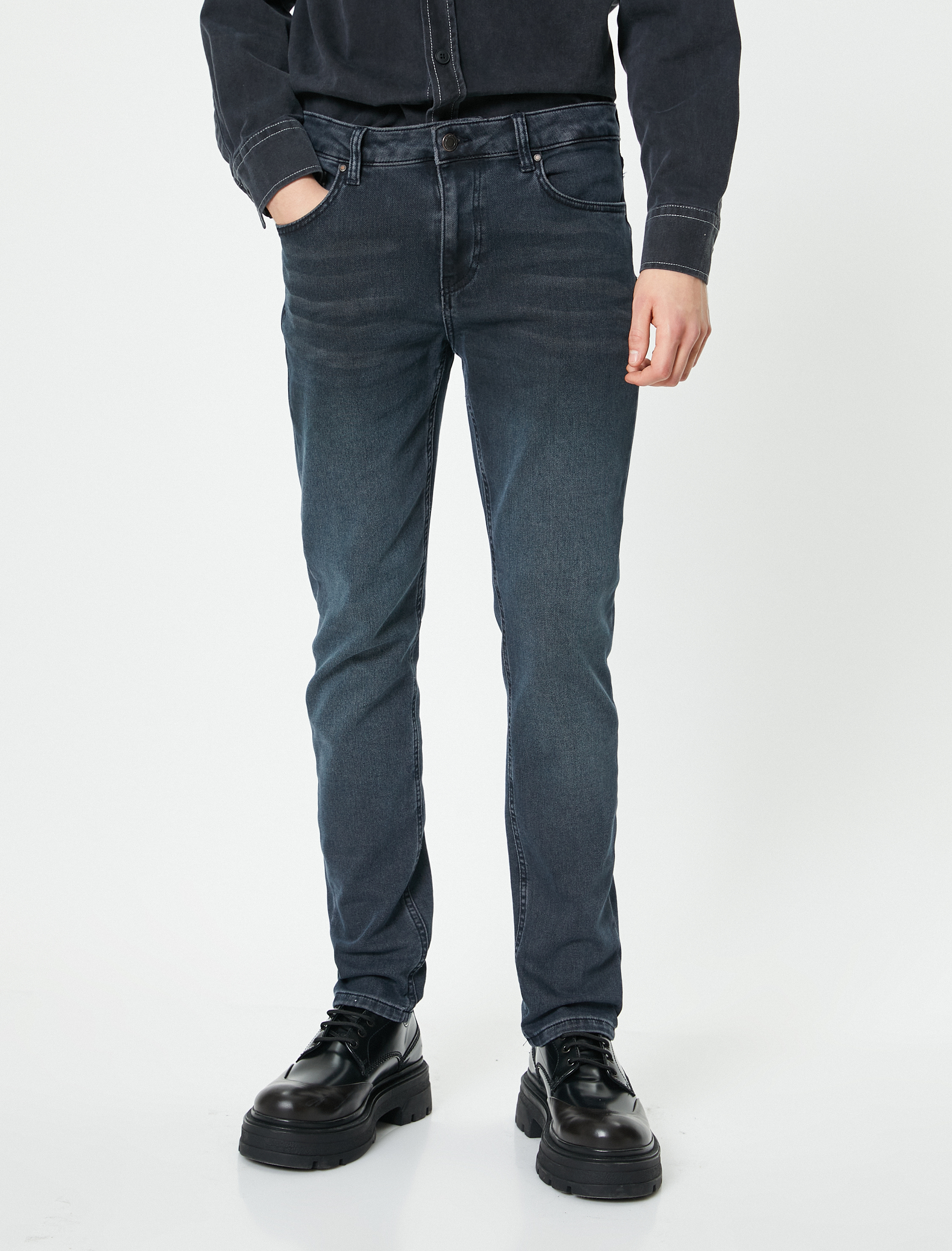   Slim Fit Kot Pantolon - Brad Jean