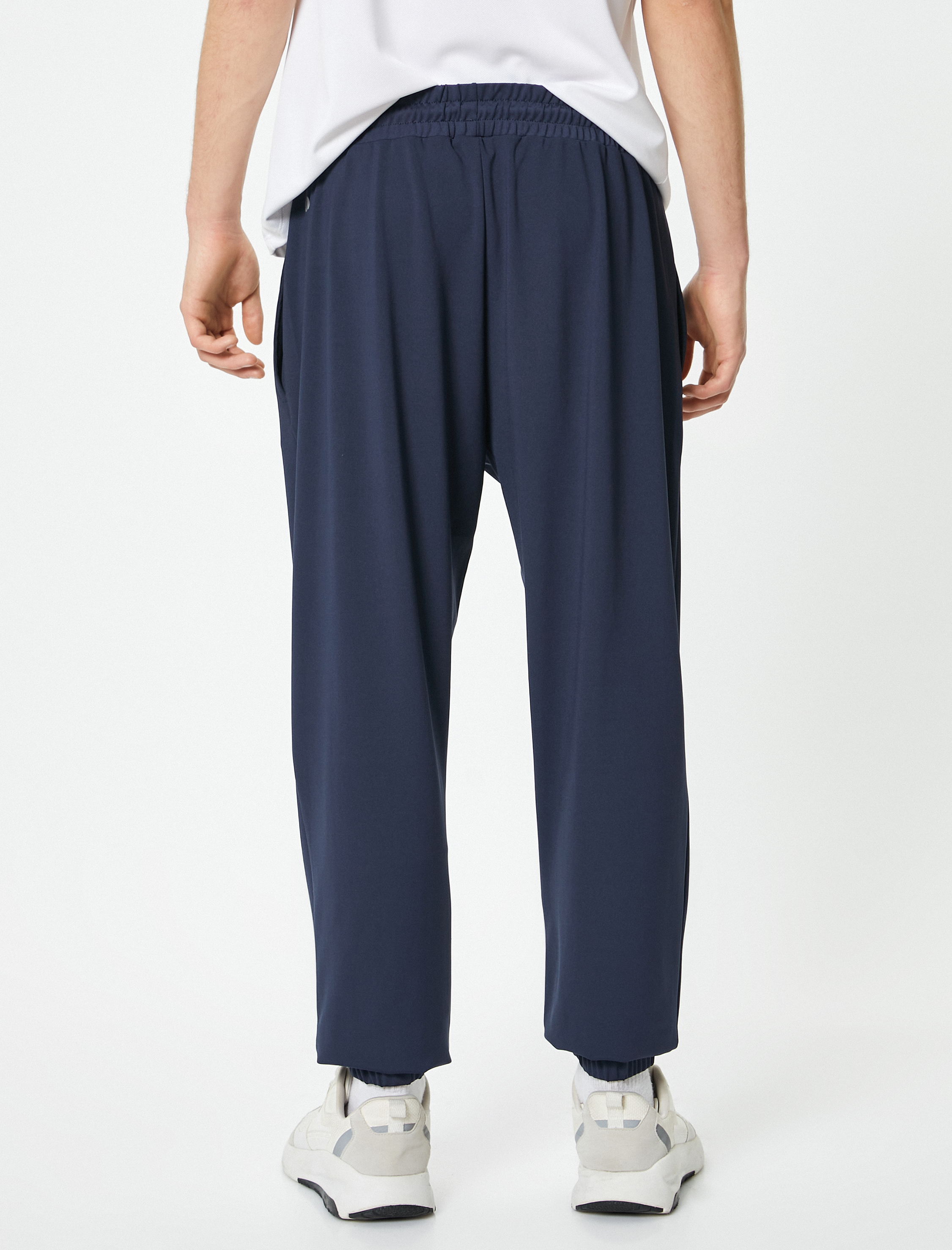   Jogger Spor Eşofman Altı Beli Bağcıklı Cepli