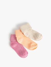 3’lü Basic Çorap Seti Pamuklu