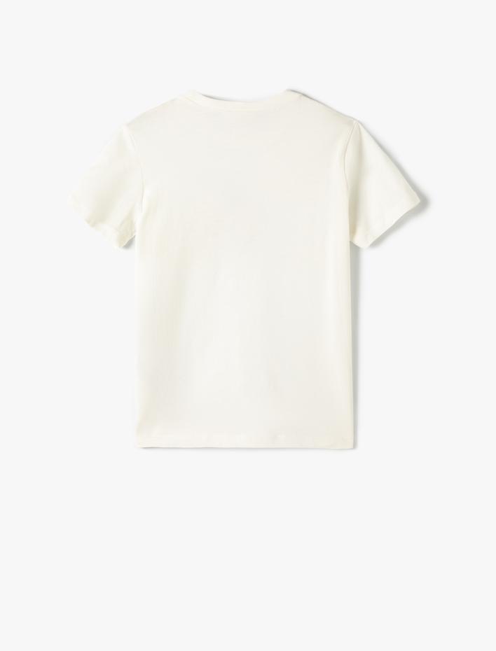 Erkek Çocuk Tişört Kısa Kollu Motosiklet Temalı Bisiklet Yaka Pamuklu