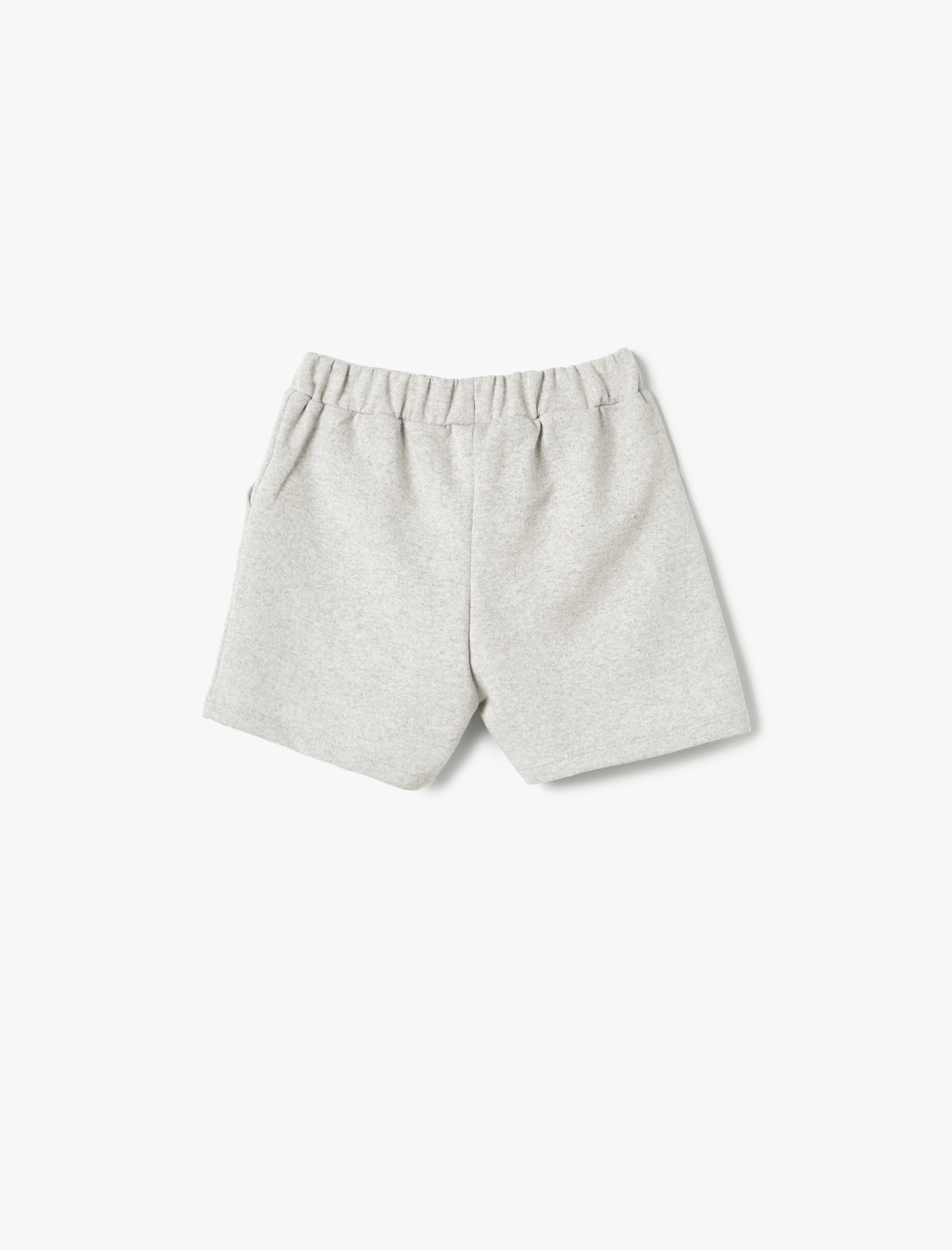  Erkek Bebek Basic Şort Beli Bağlamalı Cepli Aplike Detaylı