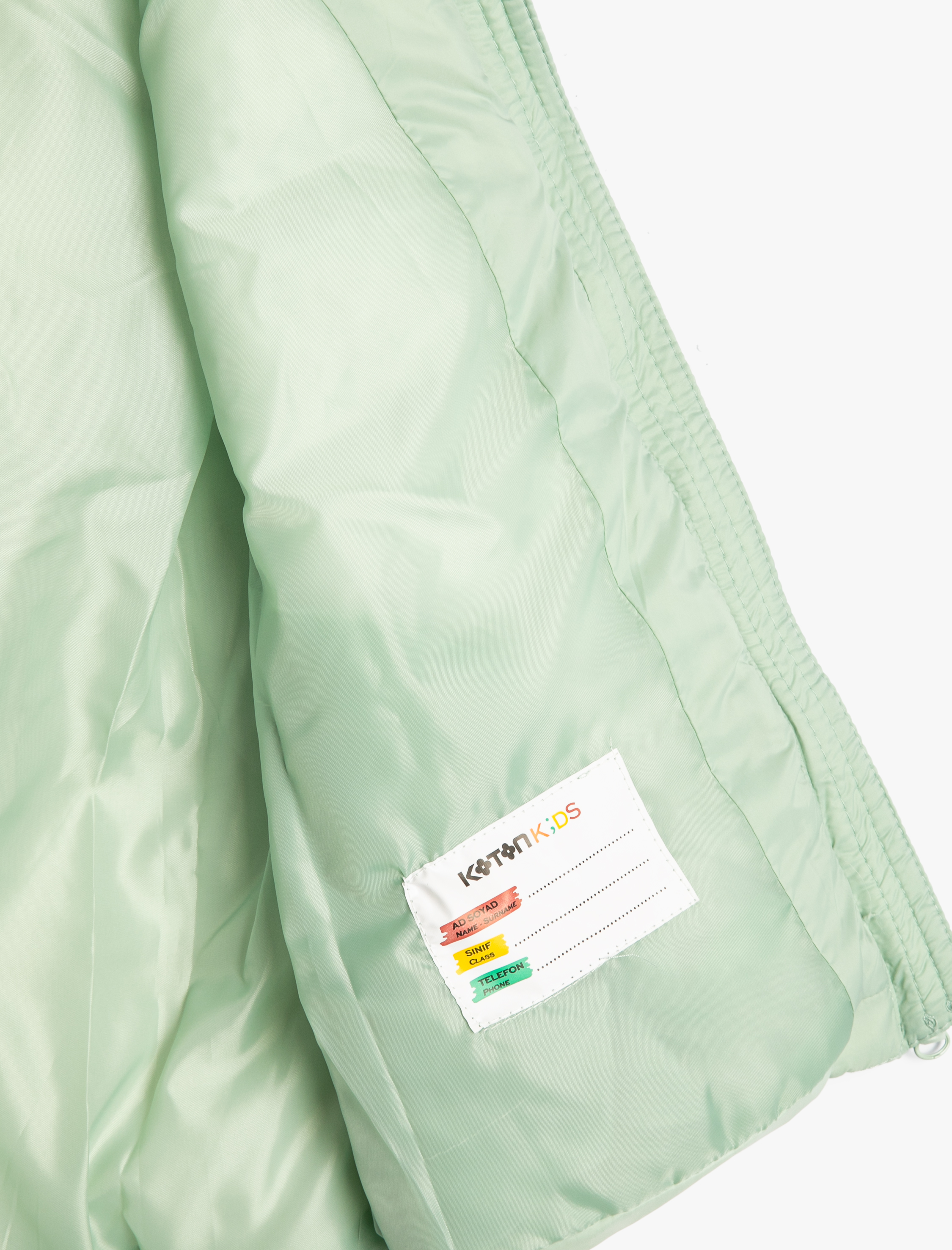  Kız Çocuk Basic Şişme Yelek Kapşonlu