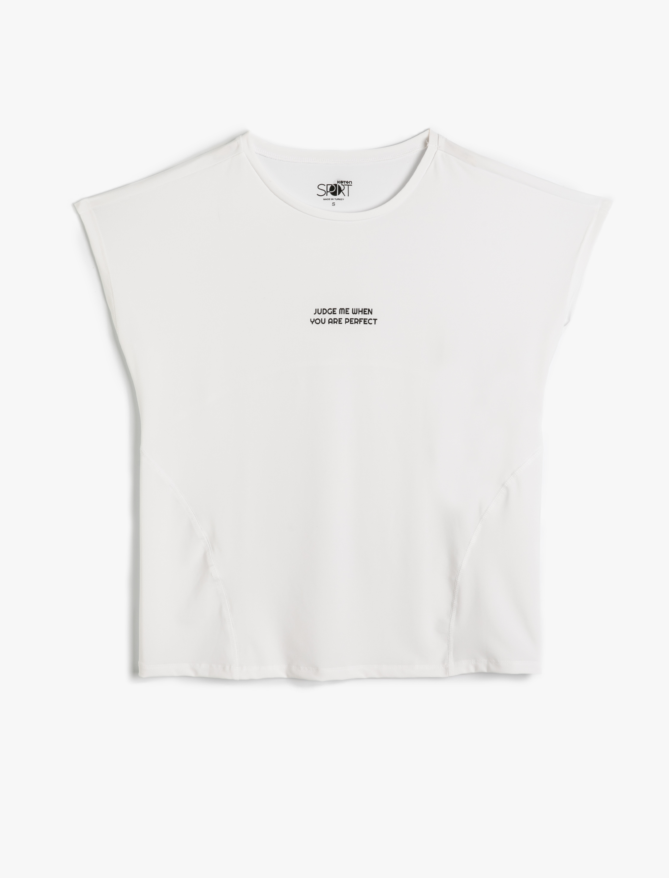   Kolsuz Spor Tişört Düşük Omuz Kalça Boy Bisiklet Yaka