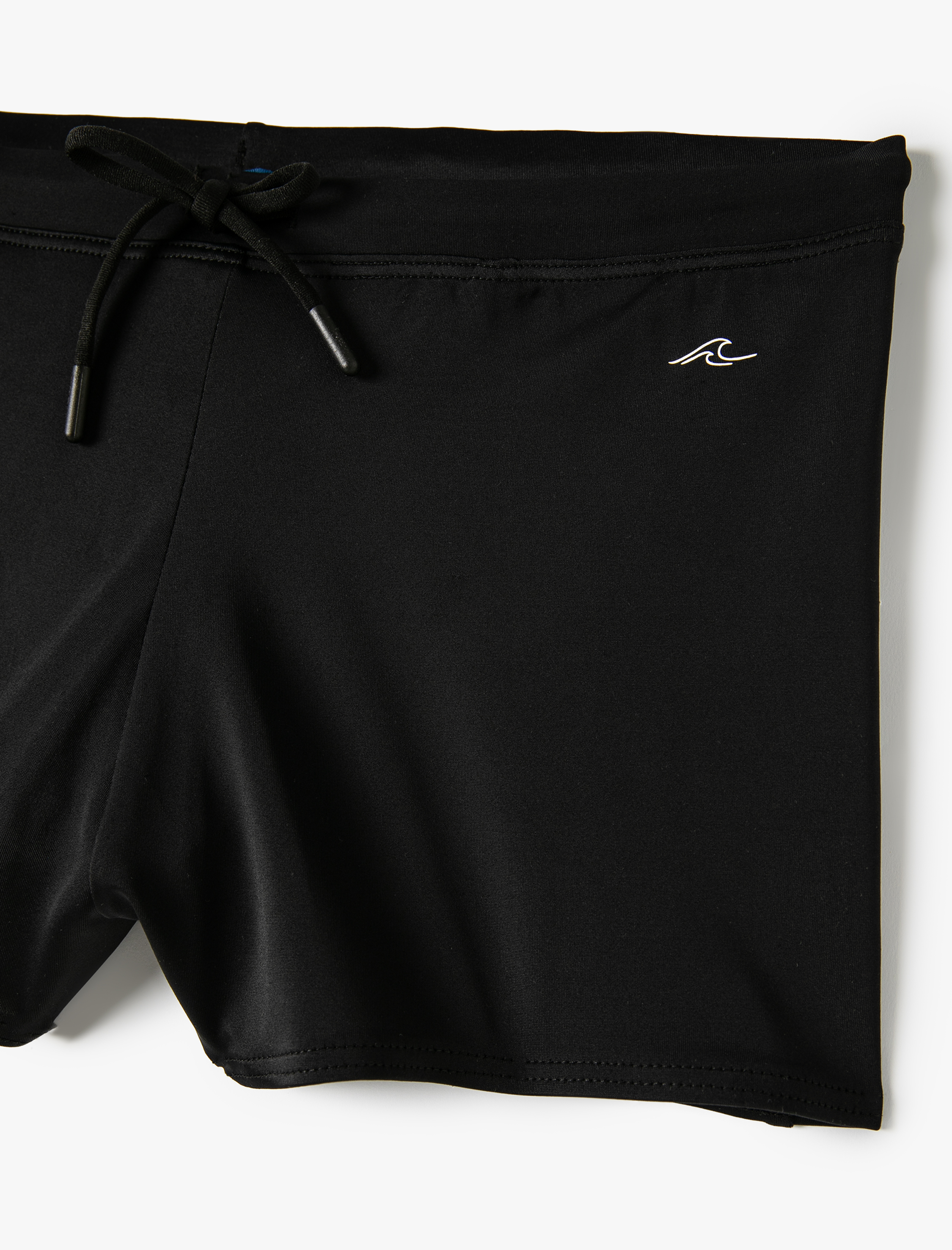   Kısa Deniz Şortu Beli Bağcıklı