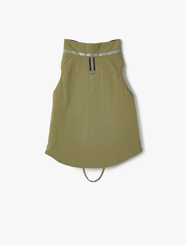  Kapitone Köpek Yeleği Düğmeli