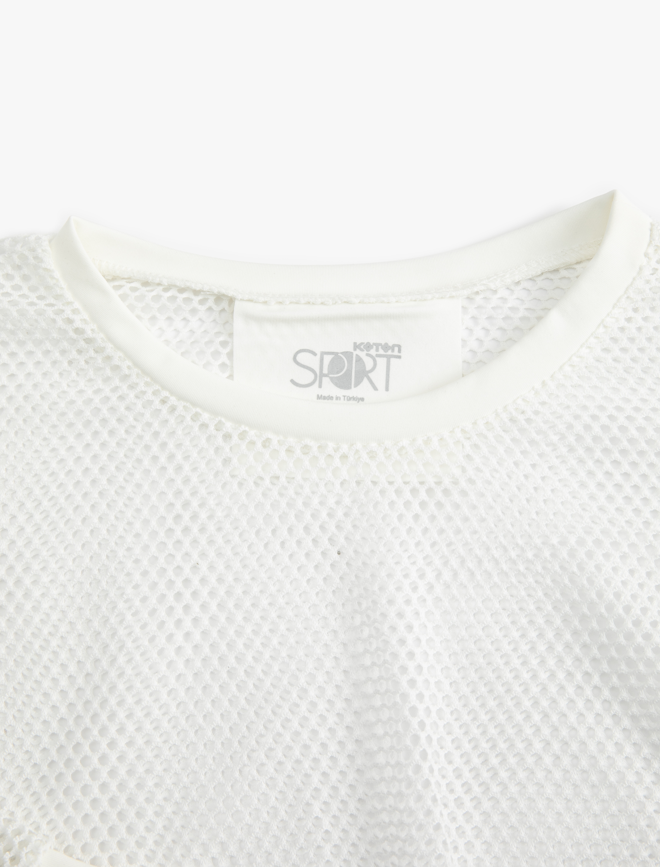   Crop File Tişört Spor Uzun Kollu Bisiklet Yaka