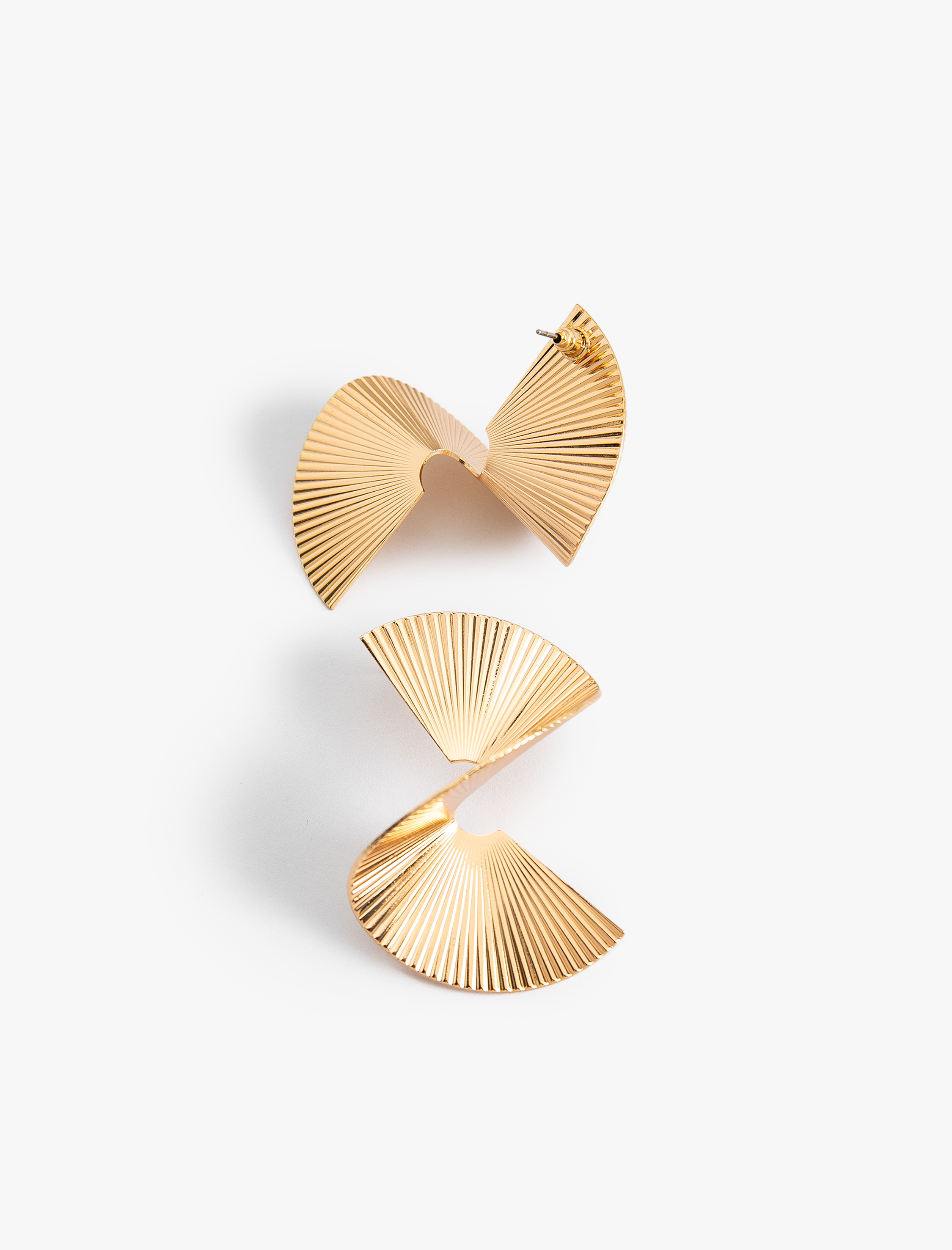  Kadın Yelpaze Küpe Çelik