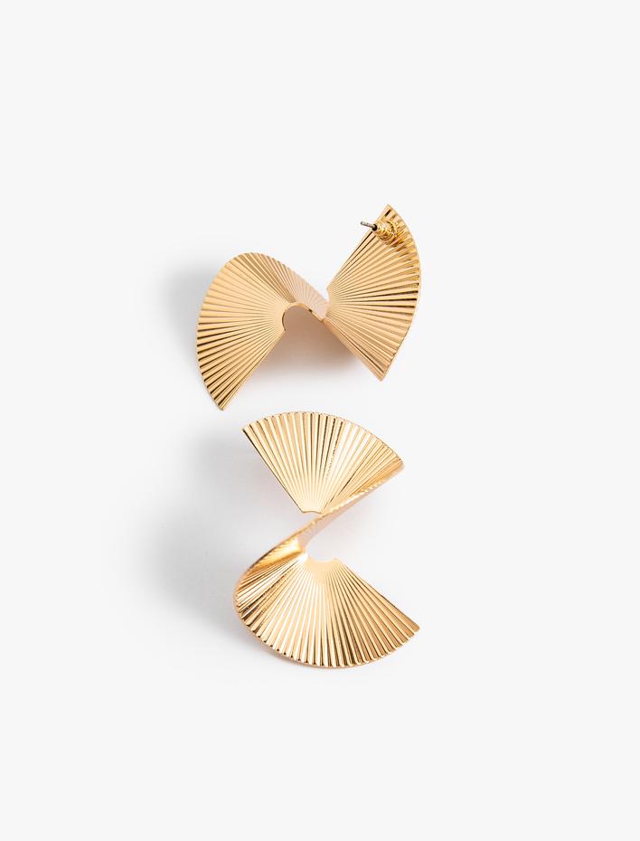 Kadın Soyut Küpe Çelik