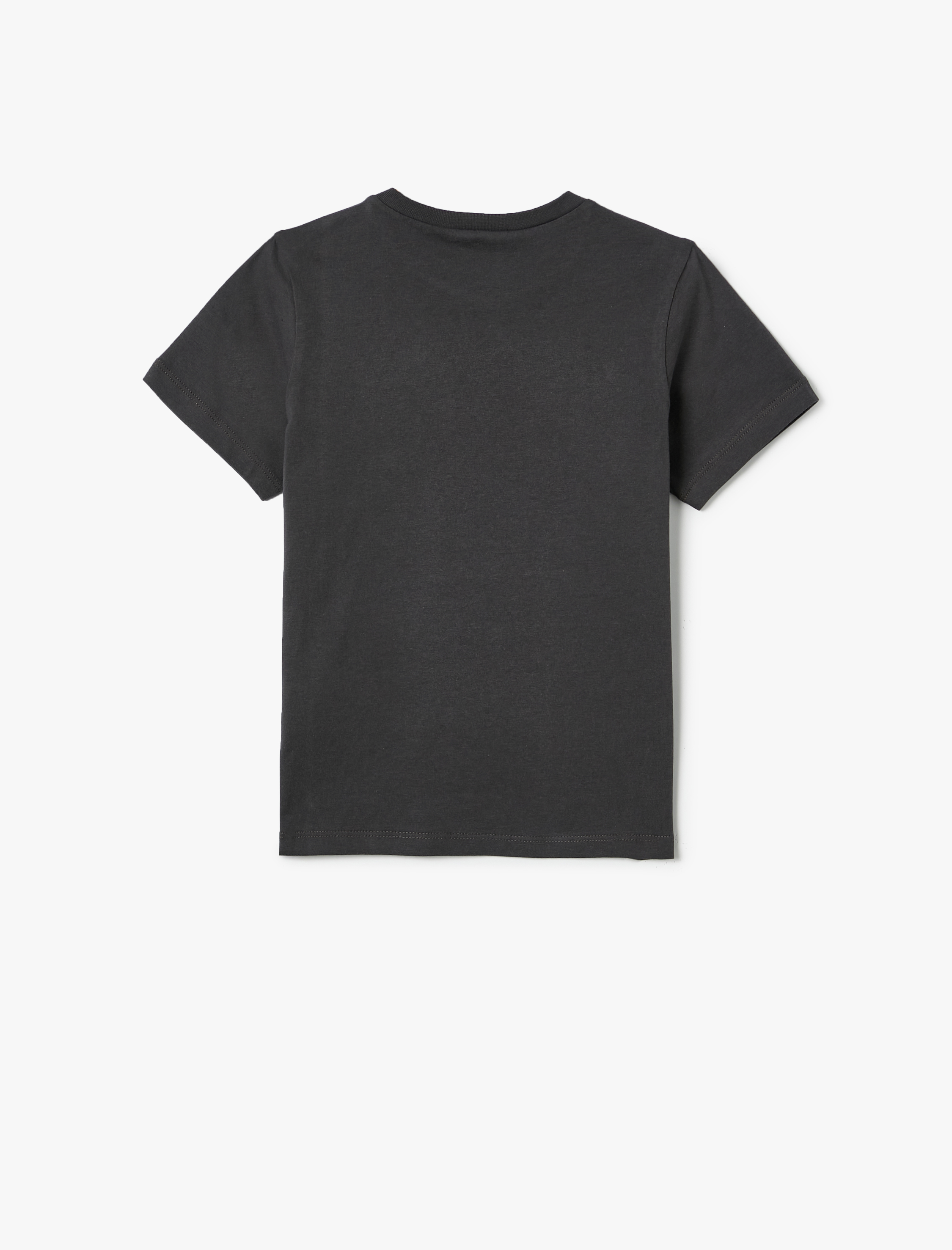  Erkek Çocuk Baskılı Tişört Bisiklet Yaka Kısa Kollu Pamuklu