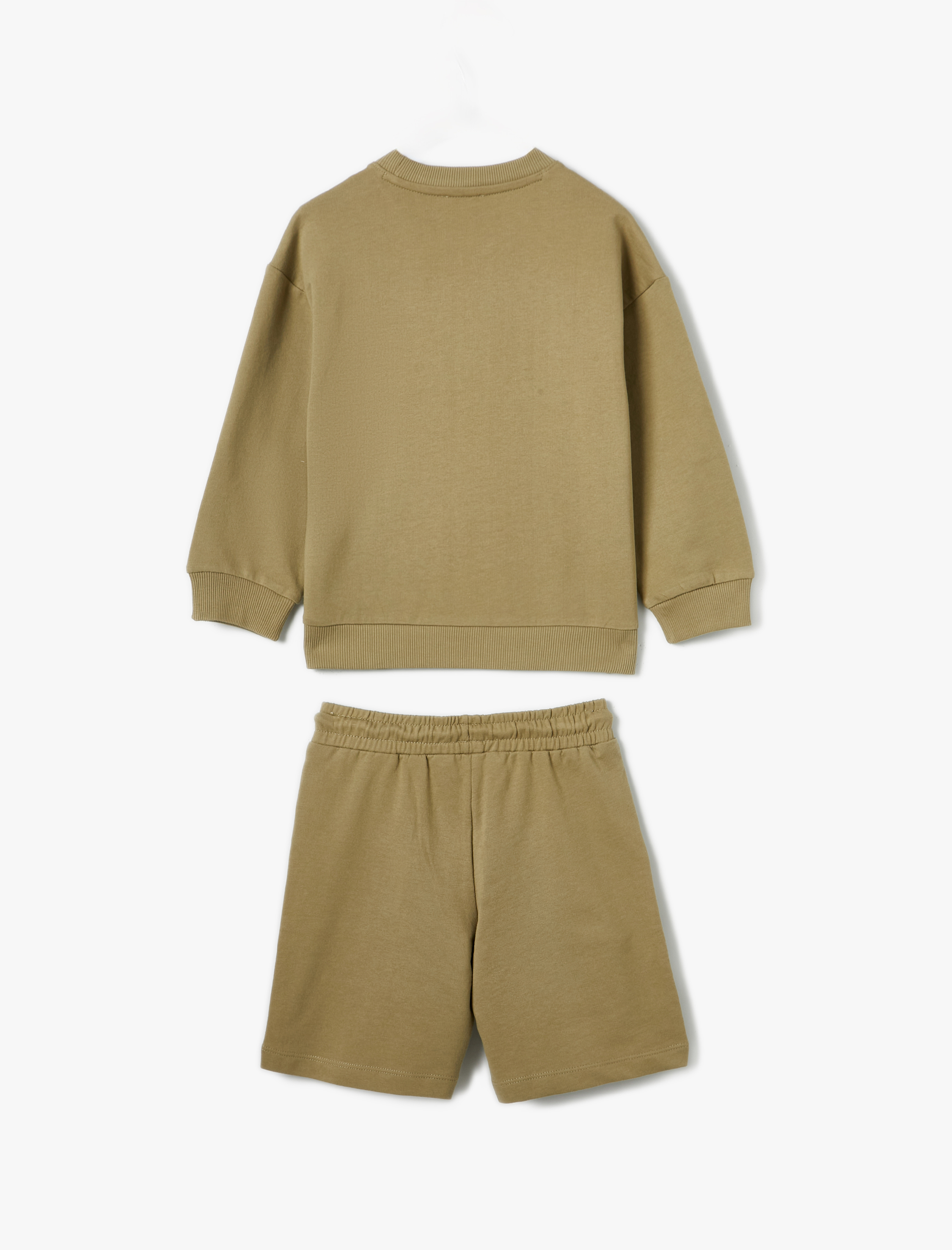  Erkek Çocuk Eşofman Takımı Sweatshirt ve Şort Set