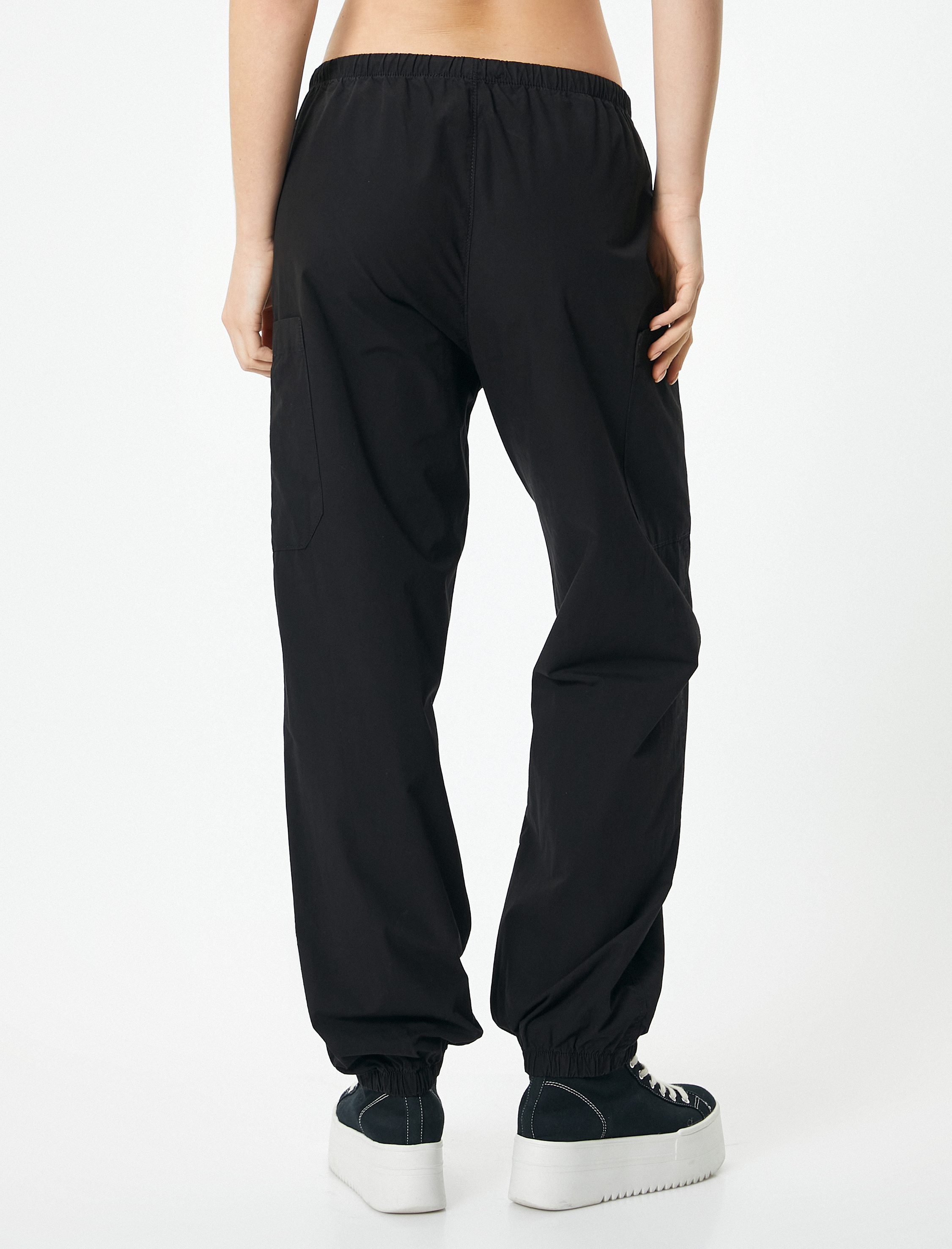   Paraşüt Pantolon Cepli Pamuklu Rahat Kalıp