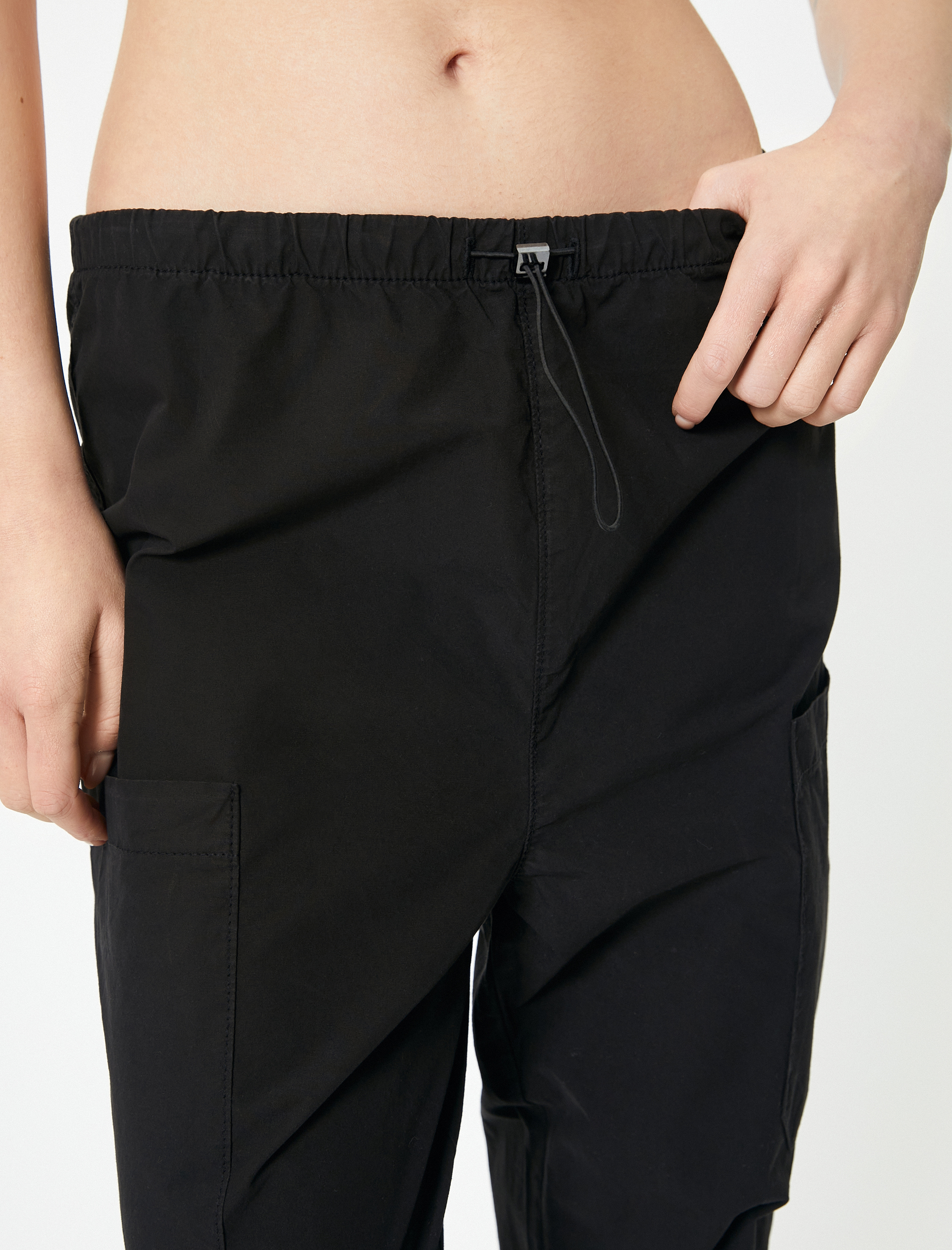   Paraşüt Pantolon Cepli Pamuklu Rahat Kalıp