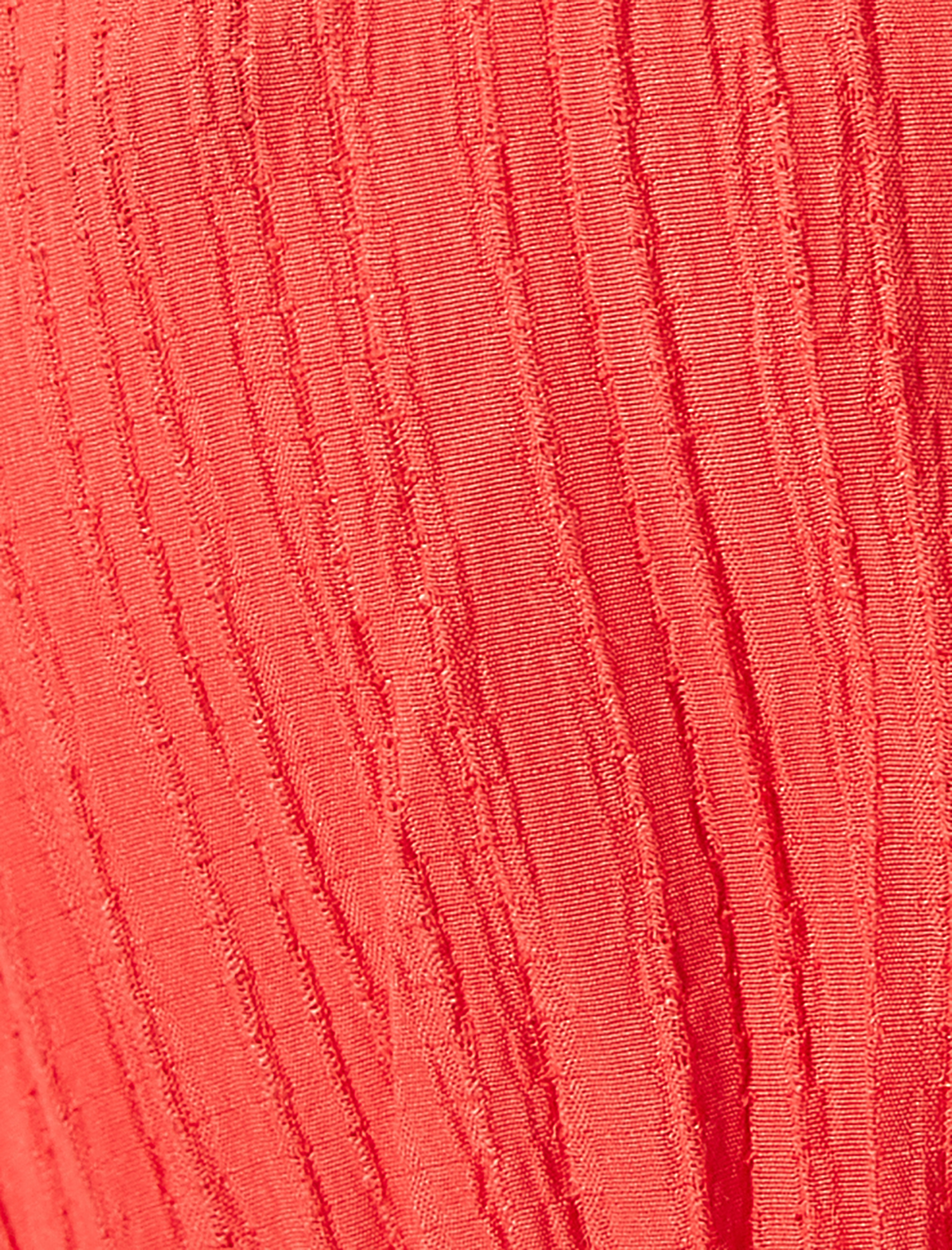   Mini Elbise Kalın Askılı Fırfır ve Gipe Detaylı Düğmeli Astarlı