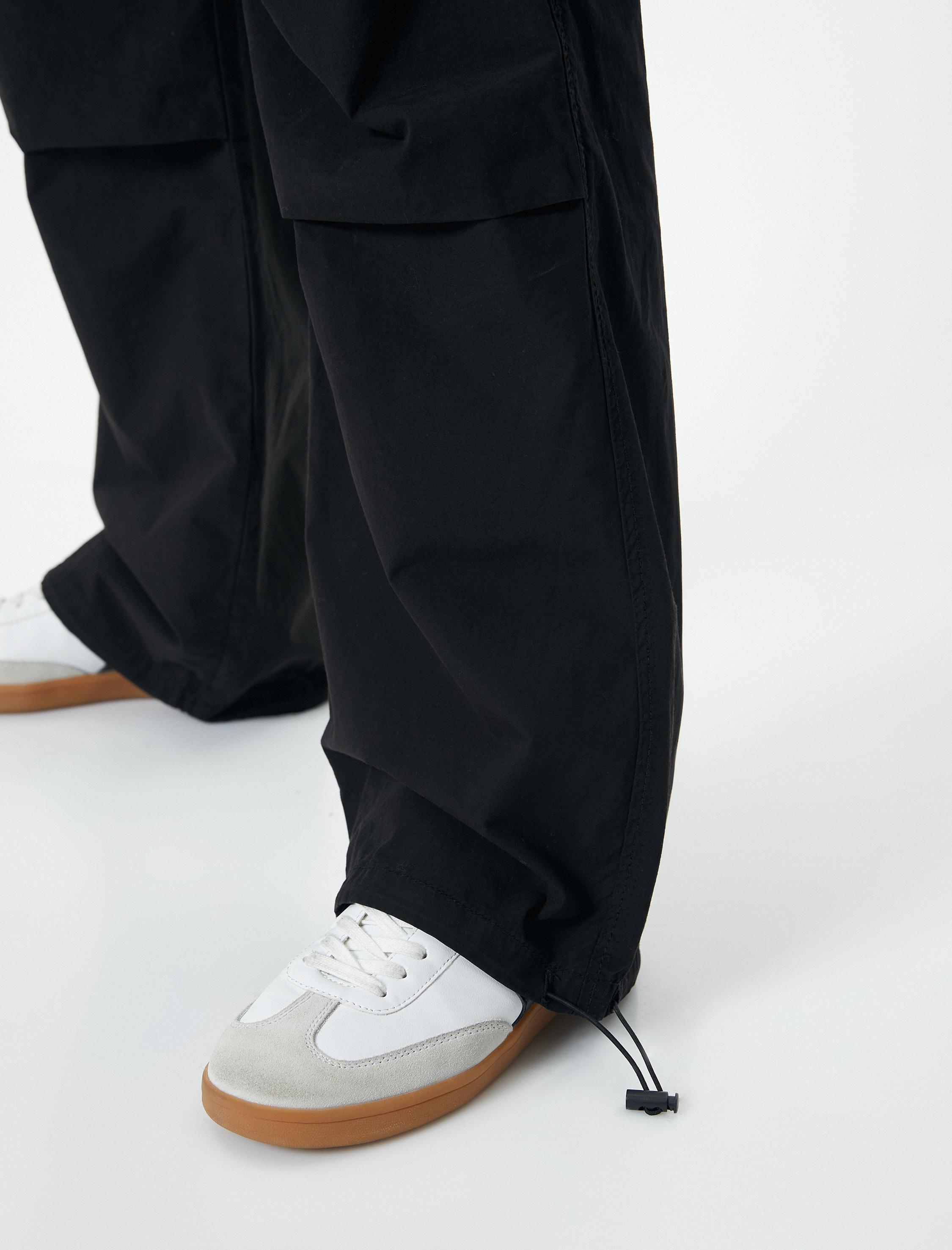   Paraşüt Pantolon Oversize Cepli Pamuklu Rahat Kalıp