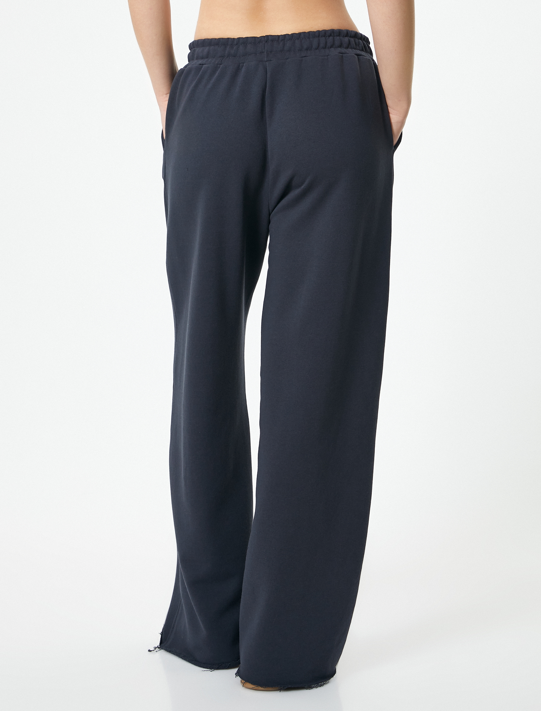   Geniş Paça Eşofman Altı Cepli Rahat Kalıp