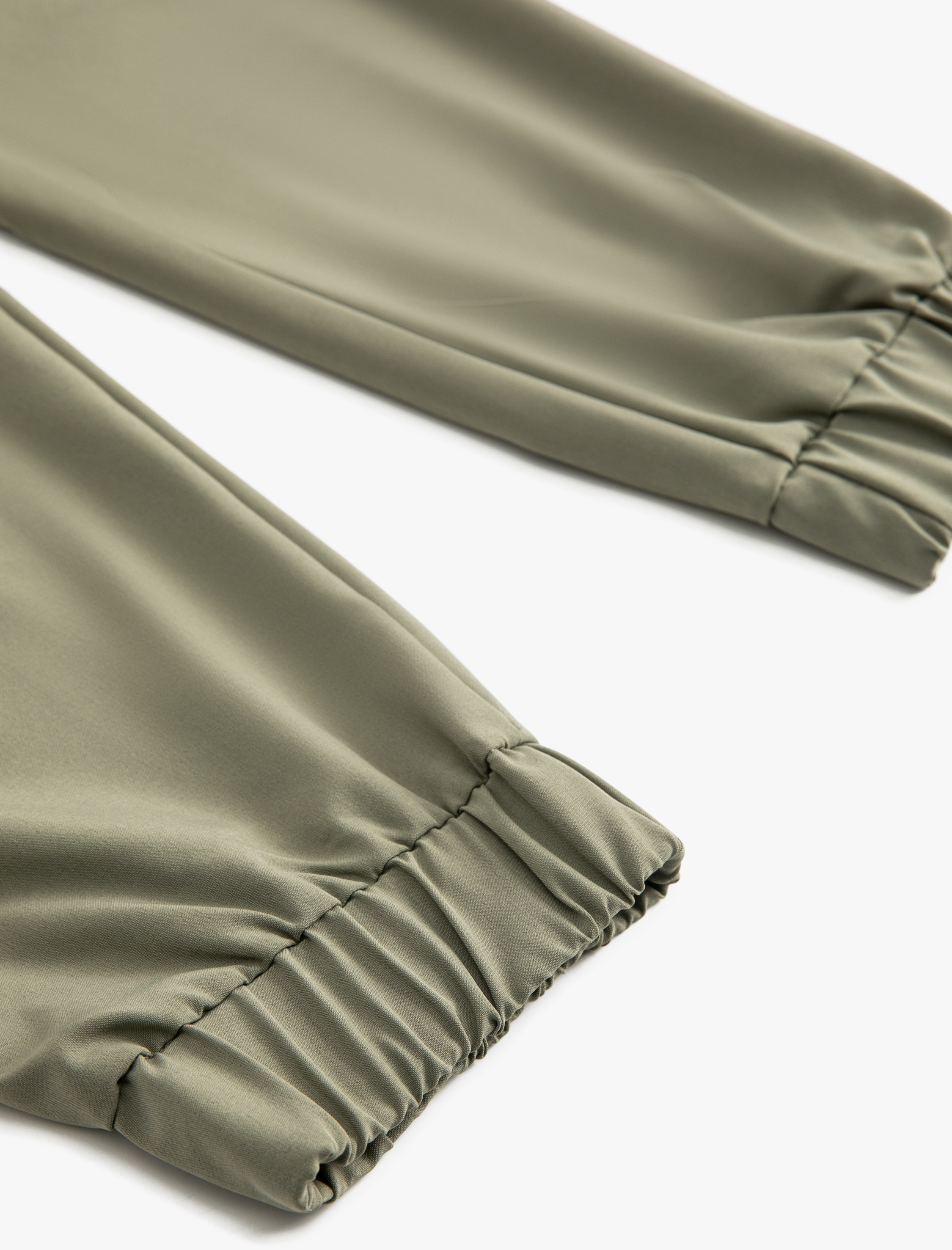   Spor Jogger Eşofman Altı Fermuarlı Cepli Beli Lastikli