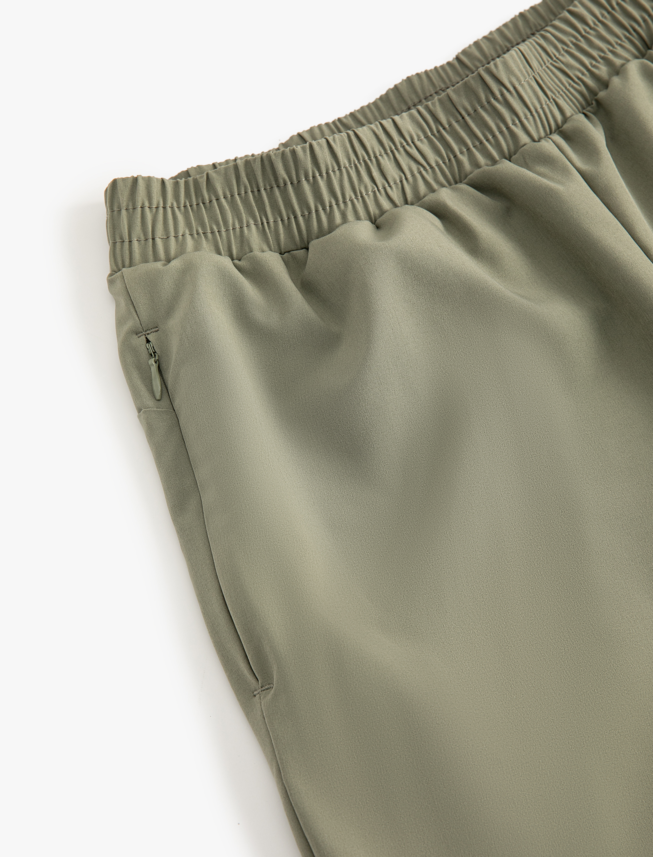   Spor Jogger Eşofman Altı Fermuarlı Cepli Beli Lastikli