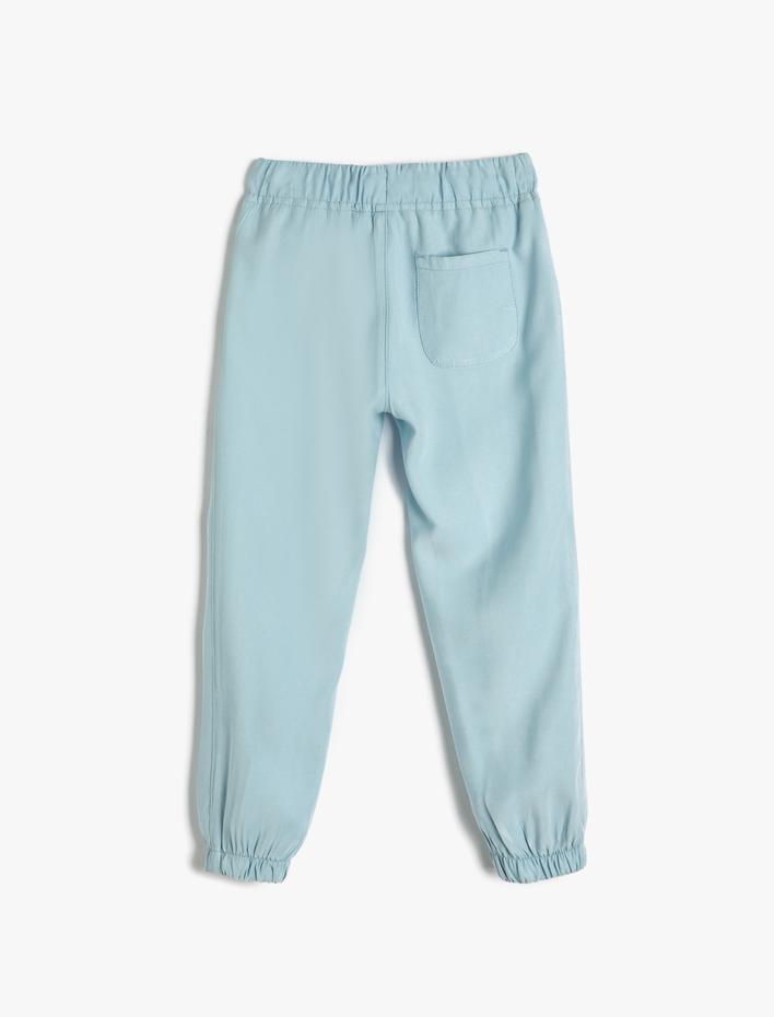 Erkek Çocuk Jogger Pantolon Beli Bağlamalı Cepli Paçaları Elastik